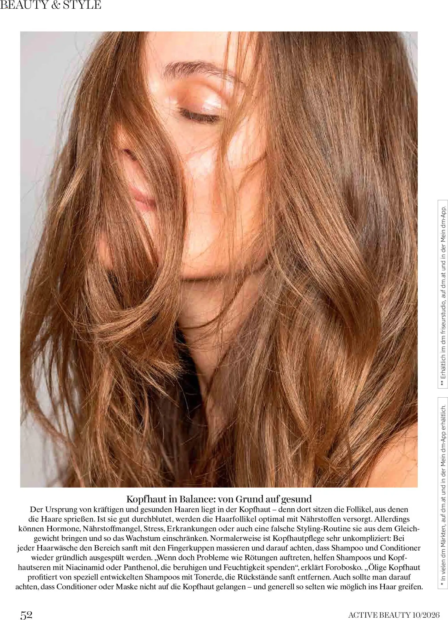 dm drogerie markt Magazin October 2026 gültig ab 01.10.2026 | Seite: 52 | Produkte: Gewicht, Shampoo, Maske