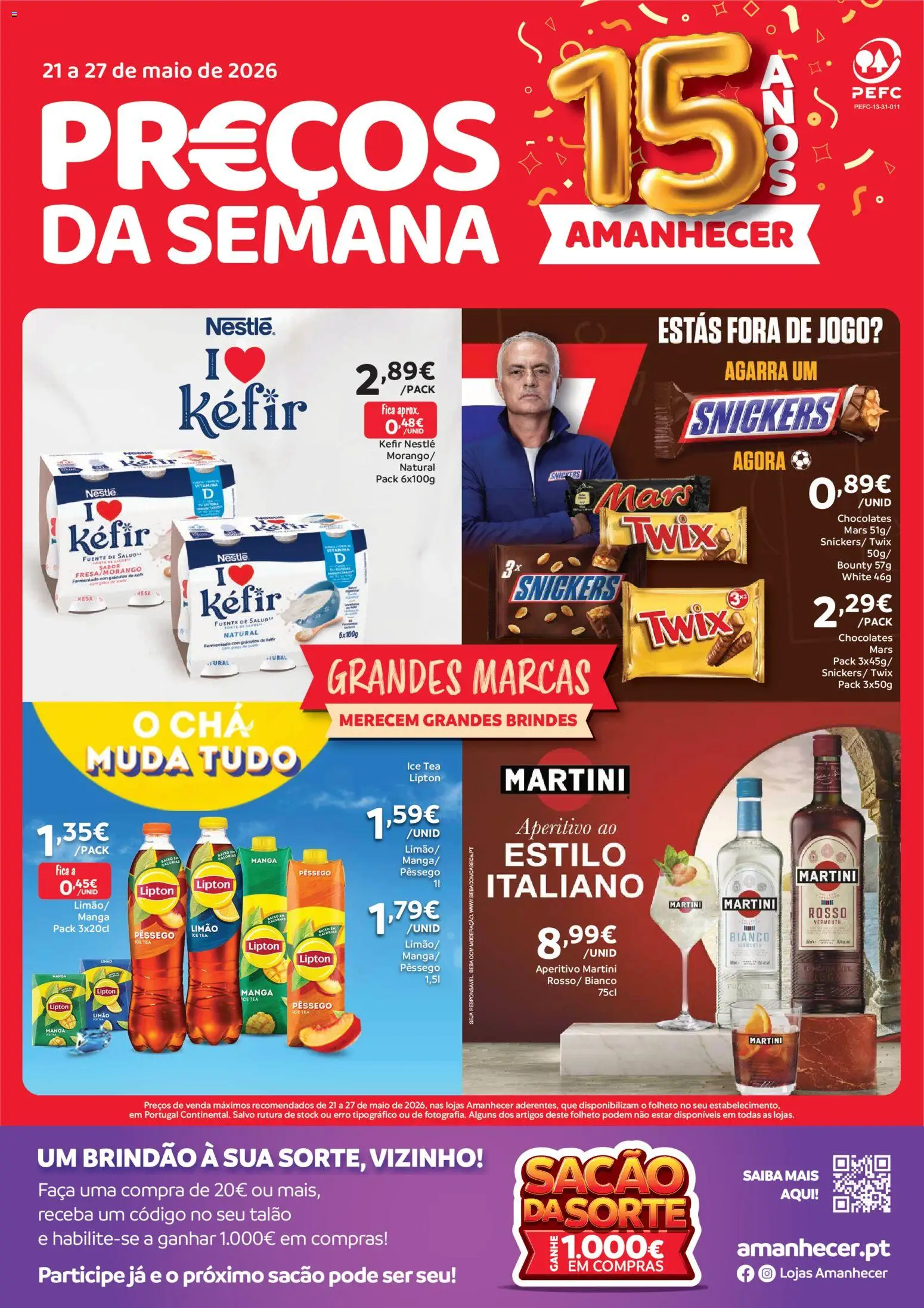 Amanhecer folheto | 21/05/2026 |  🎉 Como obter um desconto limitado? Poupe ainda hoje! | Portugal