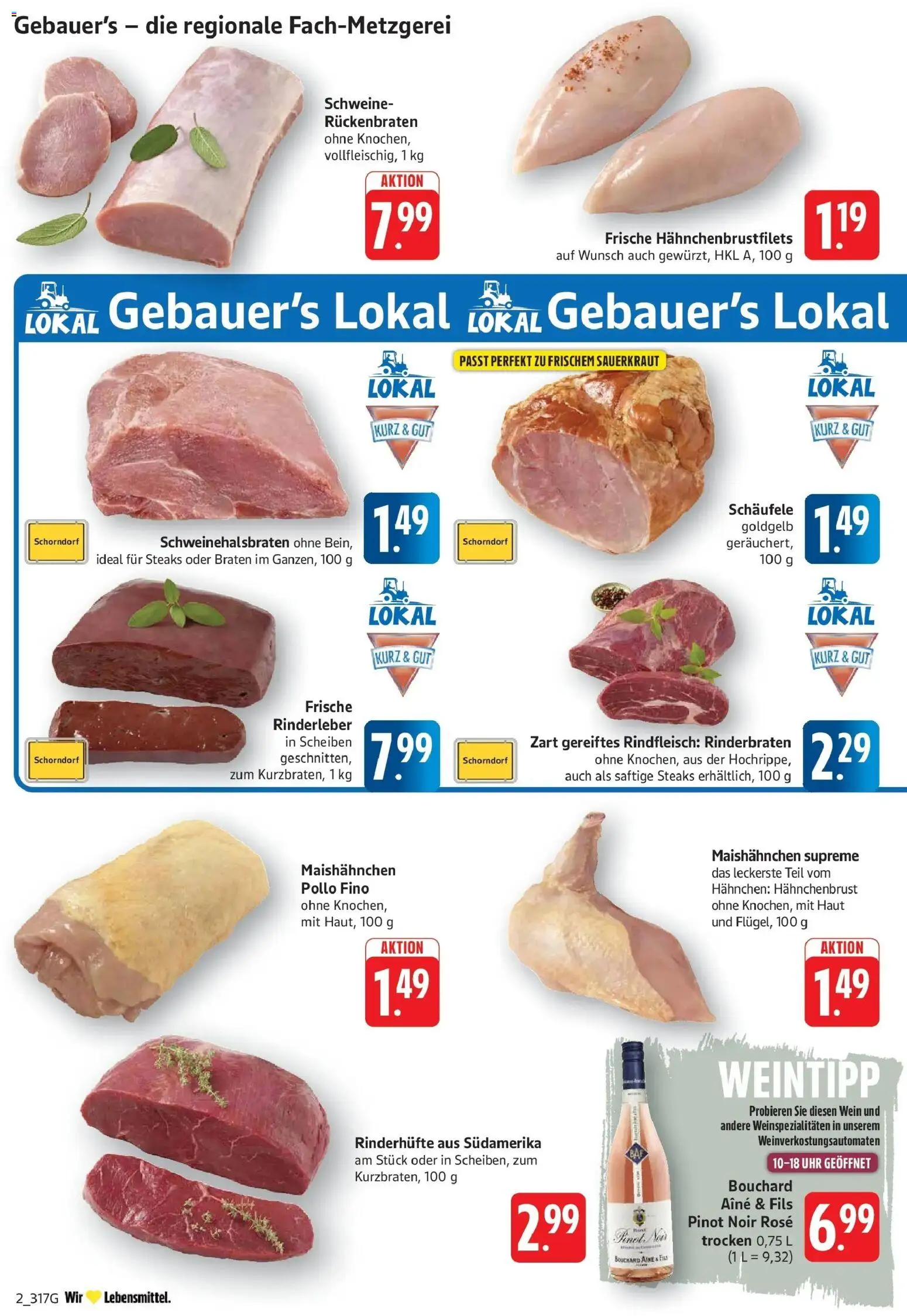 Edeka Prospekt Filderstadt-Bonlanden (ab 12.10.2026) » Angebote Online | Seite: 2 | Produkte: Rinderbraten, Hahnchen, Rindfleisch, Hahnchenbrust