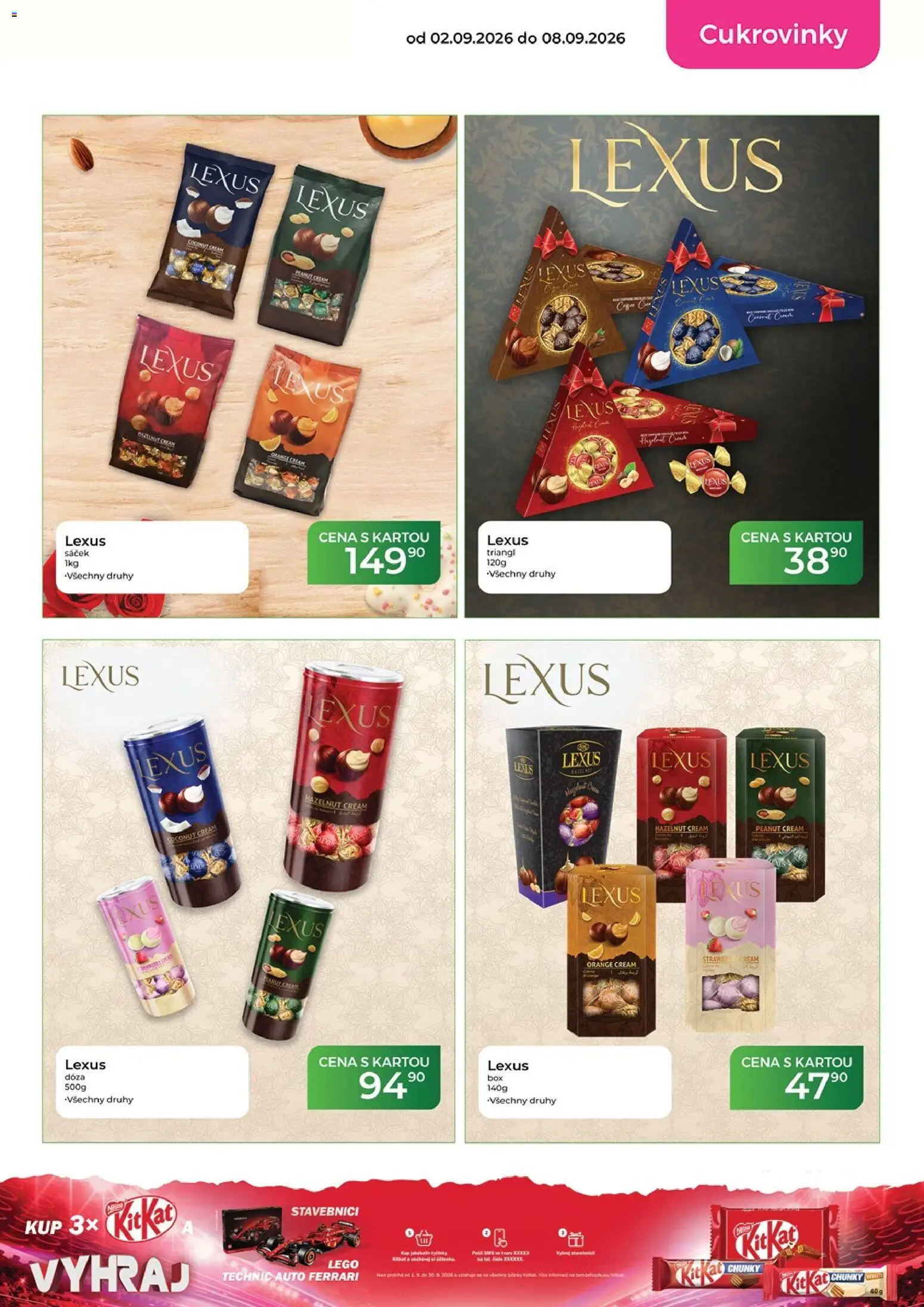 Tamda Foods leták od 02.09.2026 | Strana: 33 | Produkty: Triangl, LEGO, Dóza, Cukrovinky