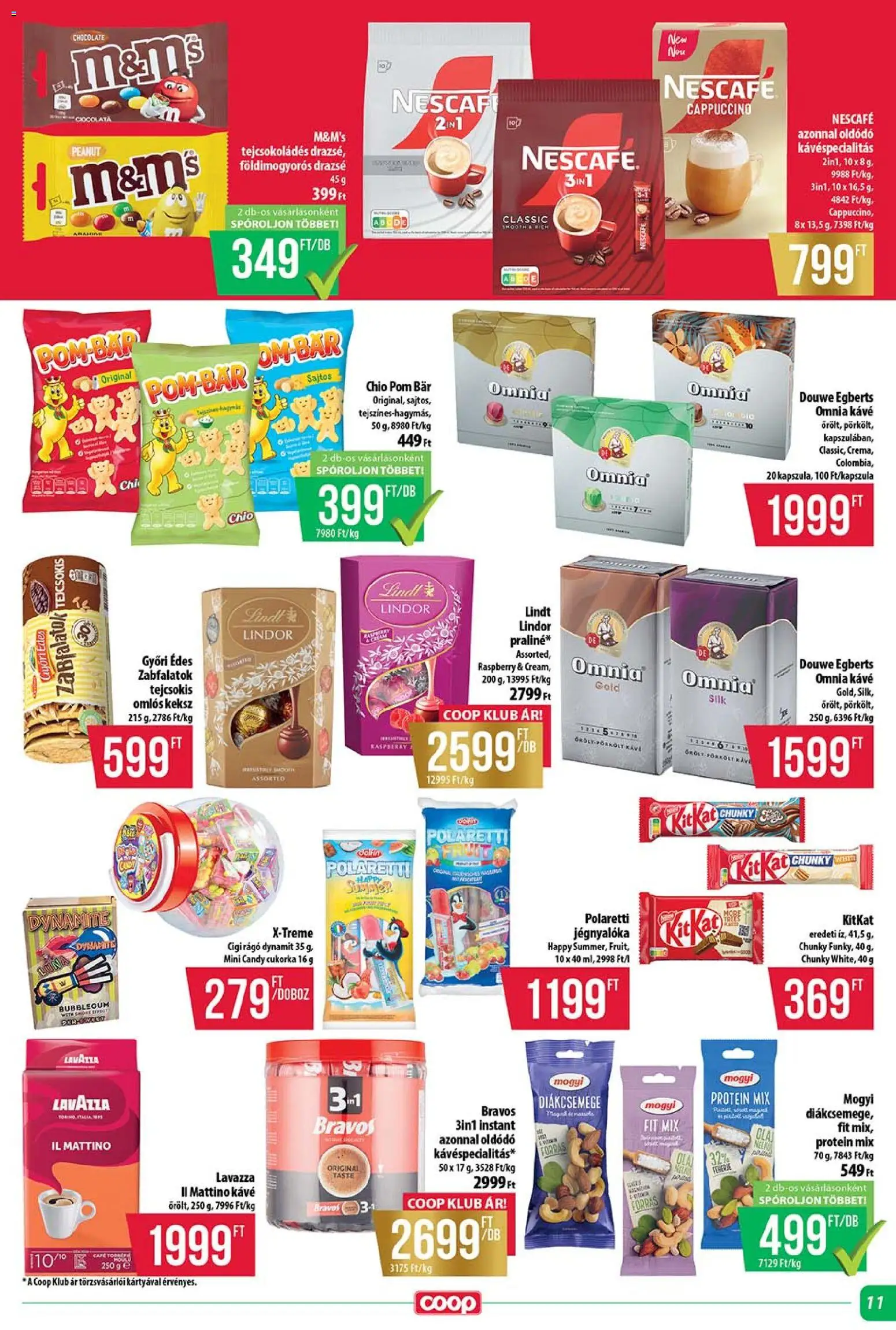 COOP akciós ujság - amely érvényes a következő dátumtól: 14.05.2026 | Oldal: 11