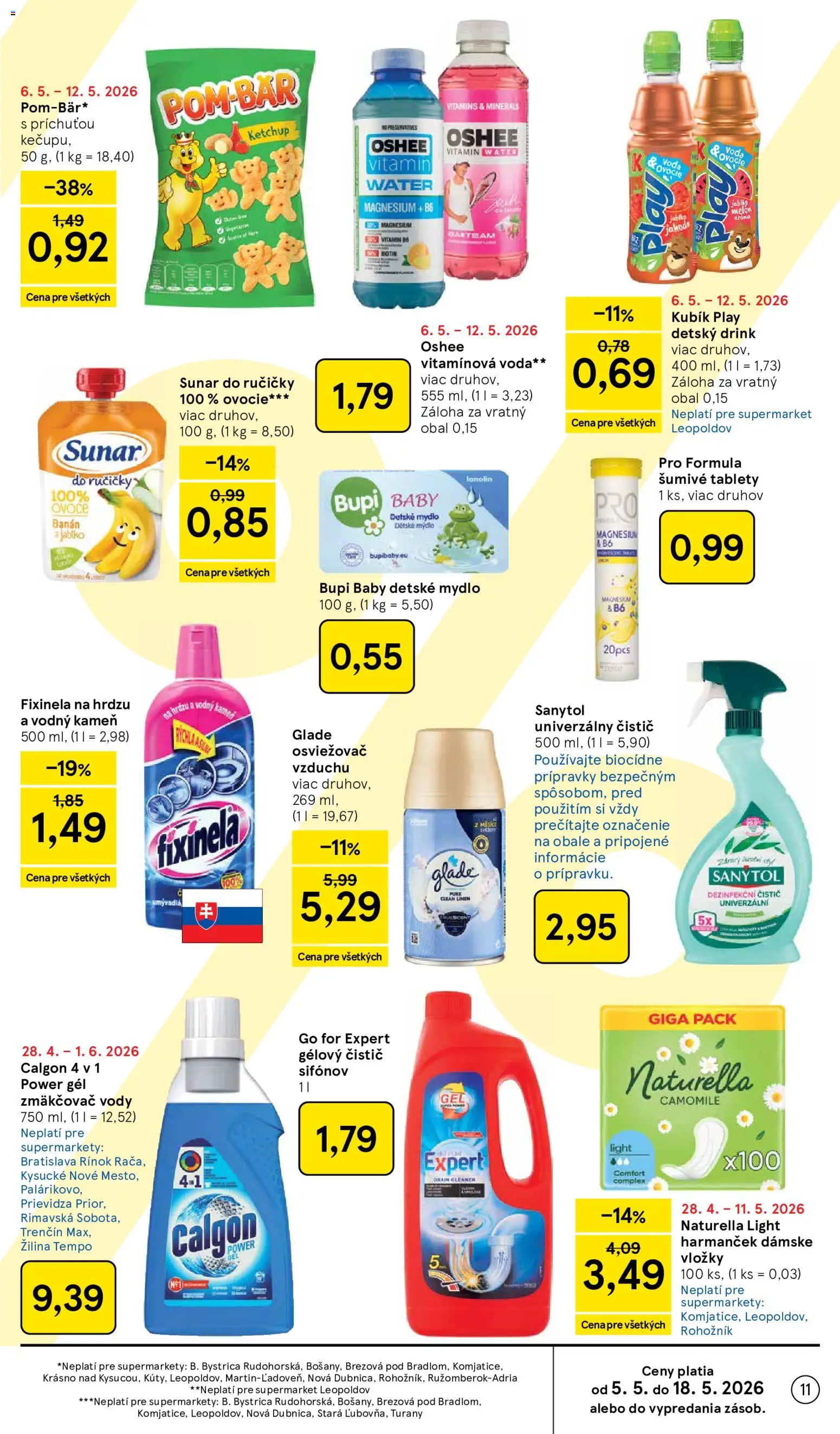 Nové Tesco akcie – leták je platný od 06.05.2026 | Strana: 11