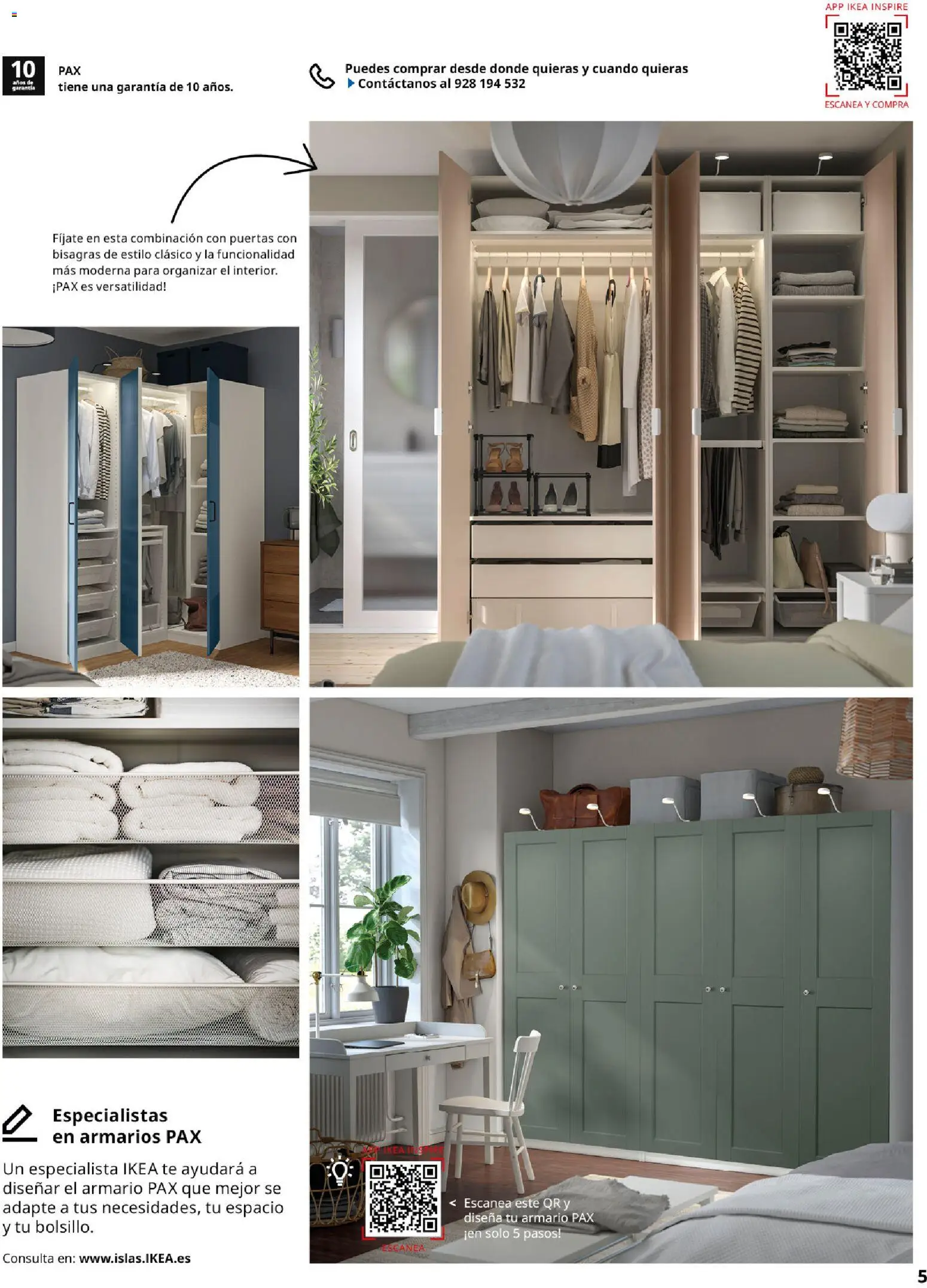 Catálogo IKEA Pax y Komplement │ válido desde el 01.02.2026 | Página: 5 | Productos: Té, Armario