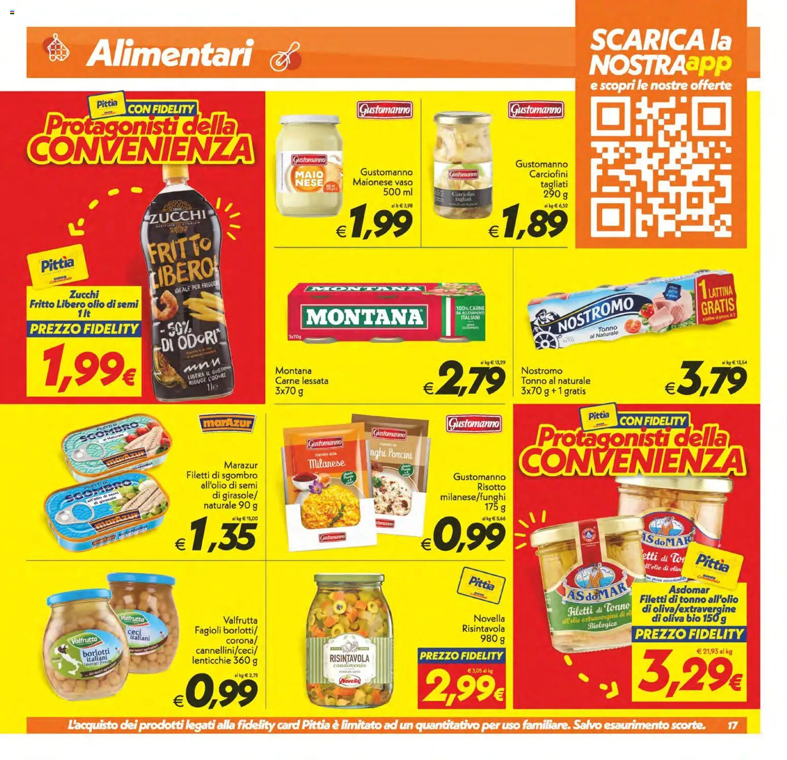 Volantino SuperConveniente del 19.05.2026 | Pagina: 17 | Prodotti: Lenticchie, Olio, Tonno, Tonno al naturale