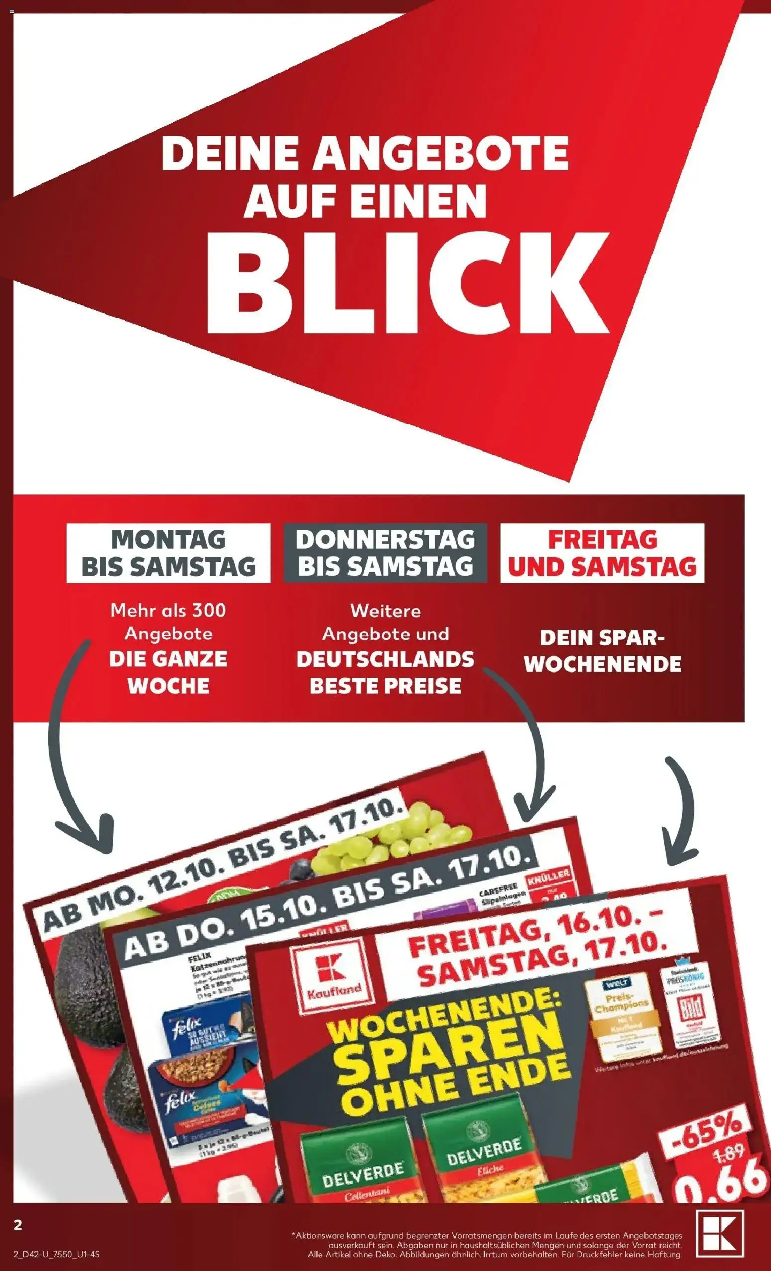 Prospekt Kaufland ab 12.10.2026 » Angebote Online zum Blättern | Seite: 2