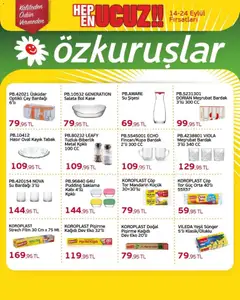 14 Eylül 2026 tarihinden itibaren geçerli olan Özkuruşlar kataloğu önizlemesi | Sayfa: 18
