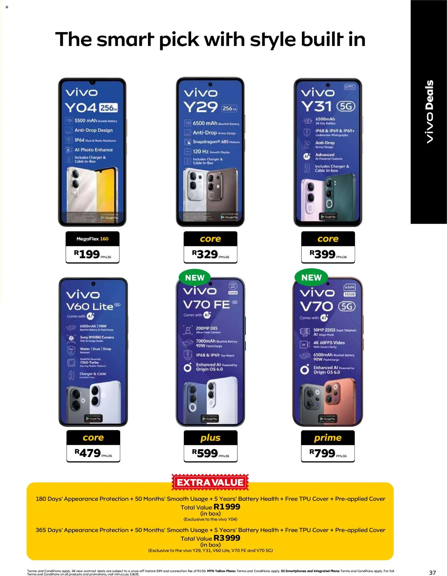 New MTN catalogue – valid from 07.05.2026 | Page: 37 | Products: Sim, Camera, Cable, Water
