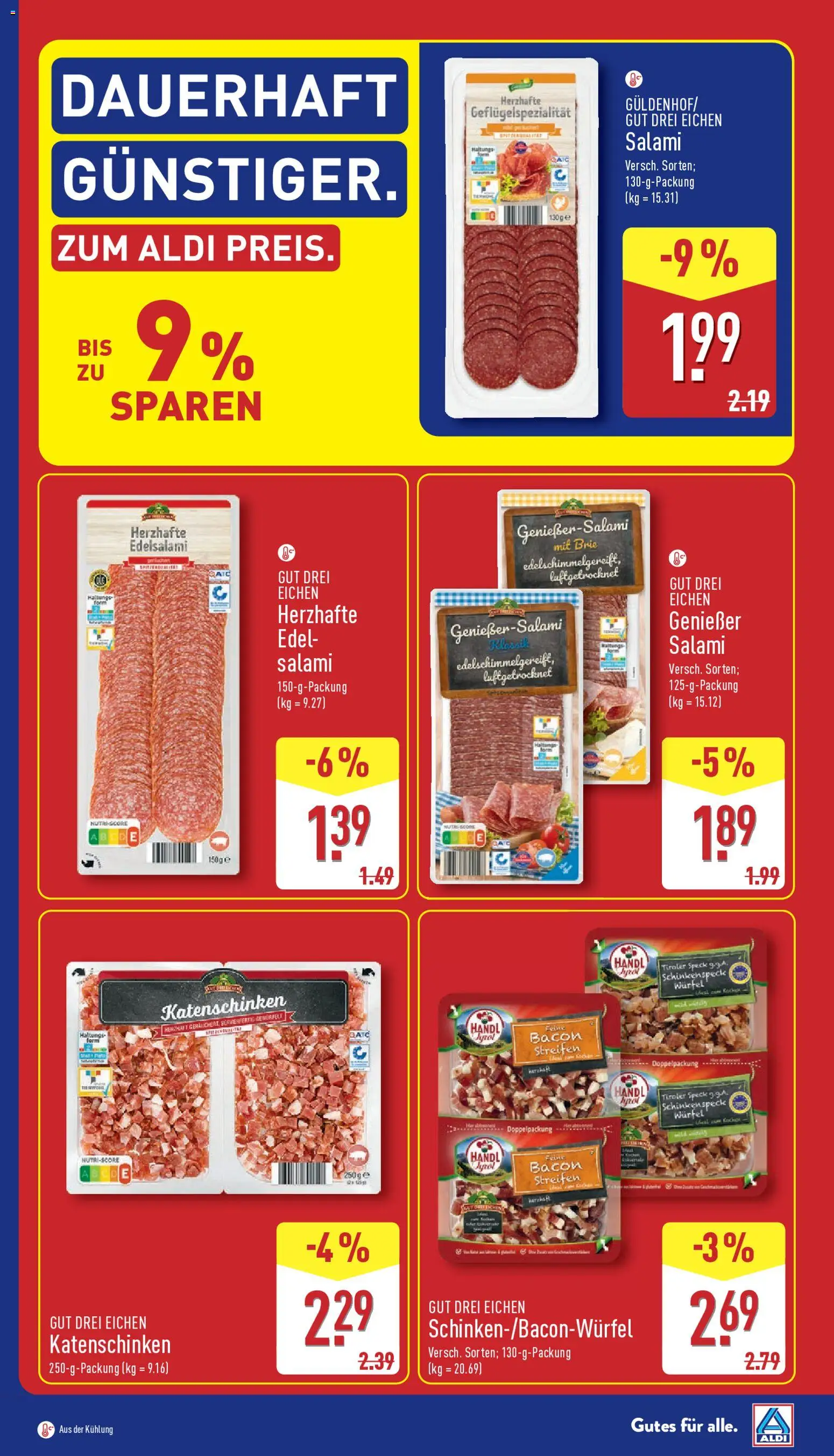Aldi Prospekt – gültig ab 22.06.2026 | Seite: 5 | Produkte: Salami
