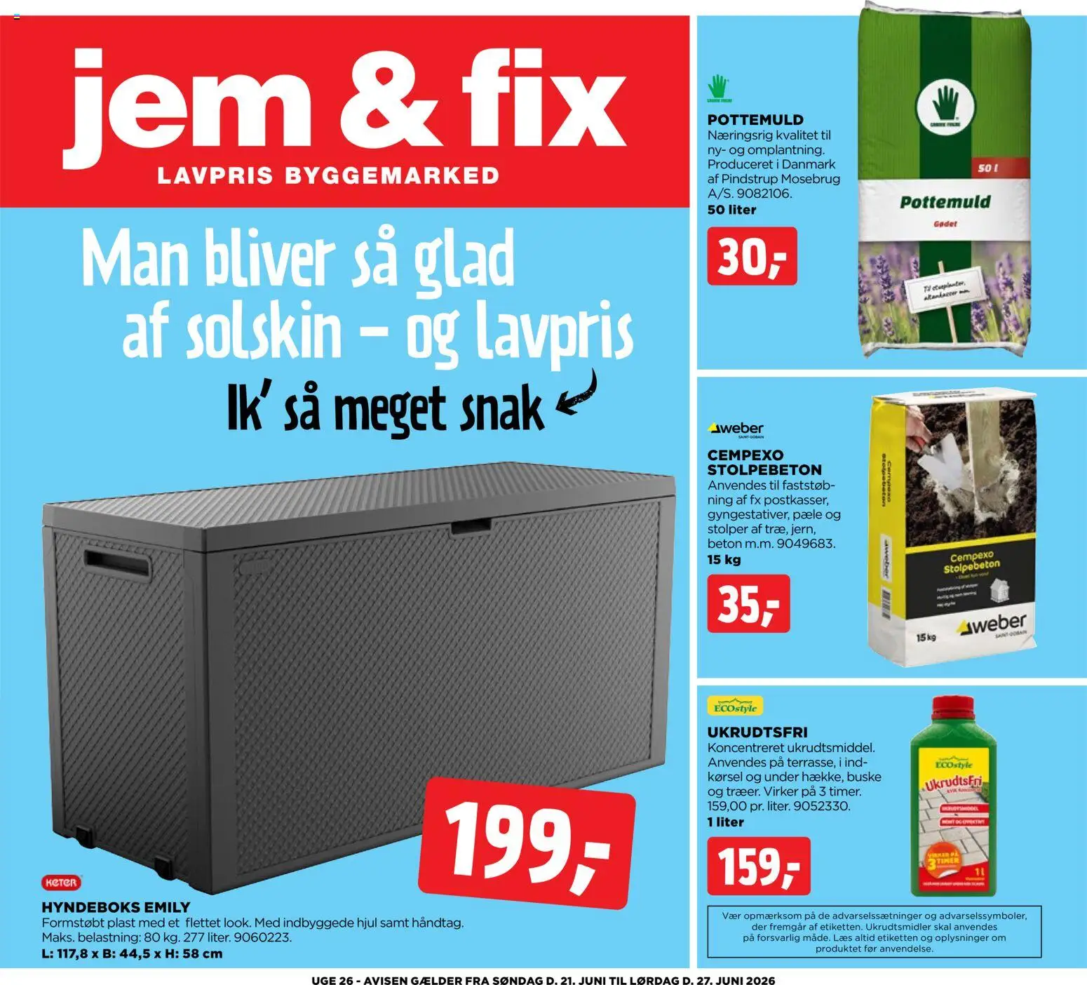 Jem & fix tilbudsavis – gyldig fra 20.06.2026 | Side: 1