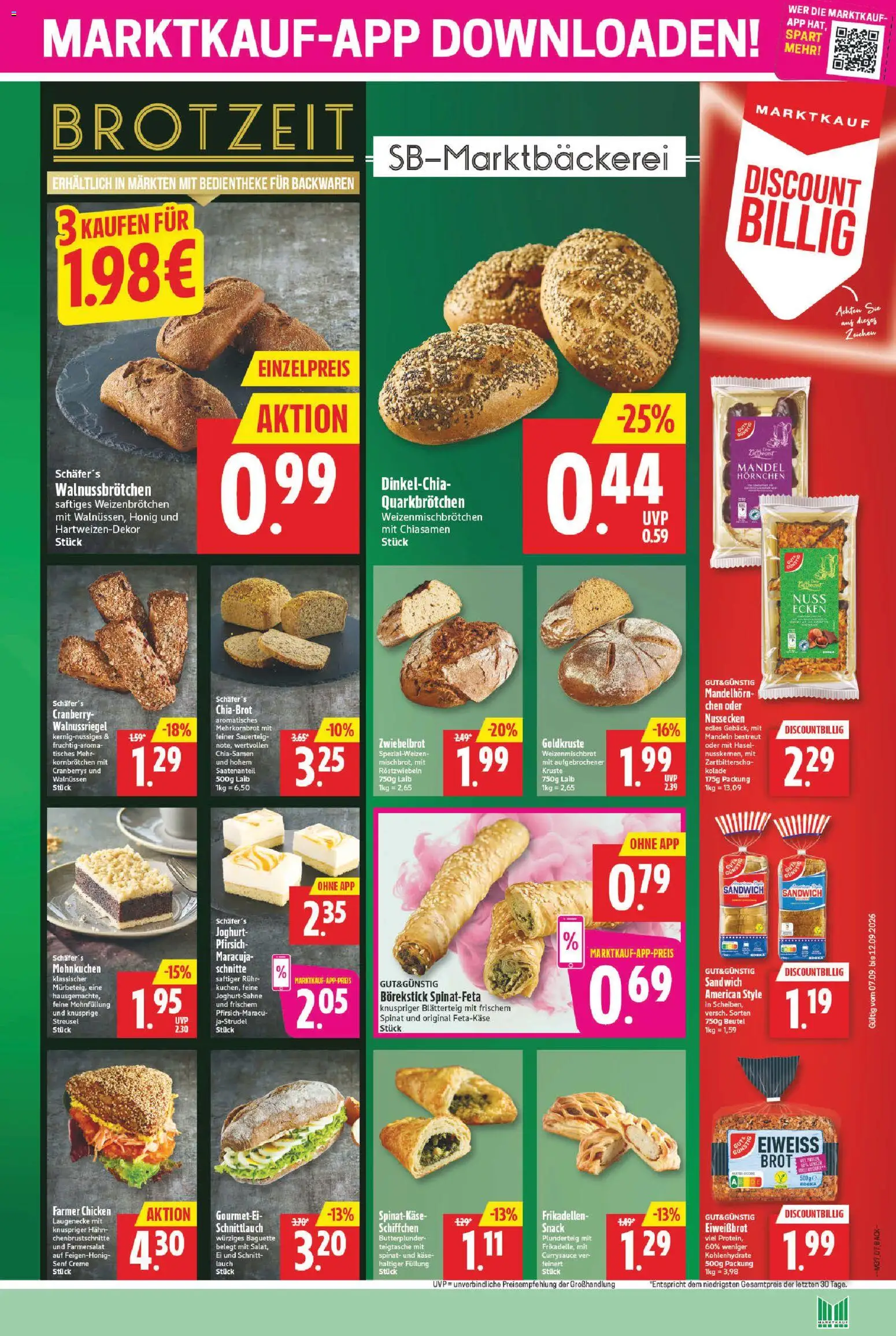 Marktkauf Prospekt – gültig ab 07.09.2026 | Seite: 7 | Produkte: Käse, Mandeln, Nüsse, Lauch