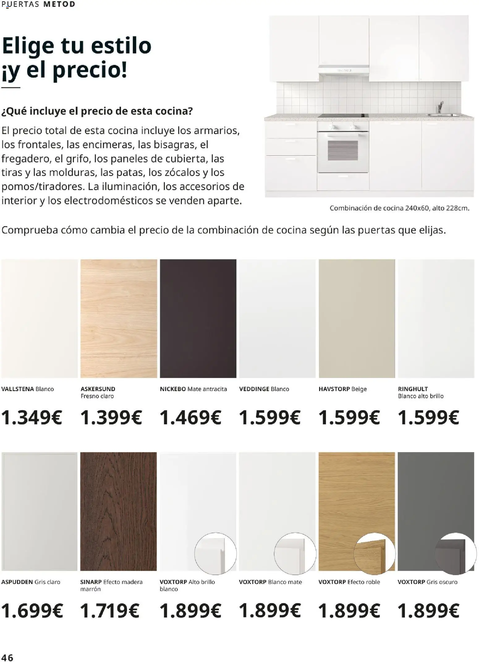 IKEA - Cocinas │ válido desde el 01/09/2026 | Página: 46 | Productos: Cocina, Puertas