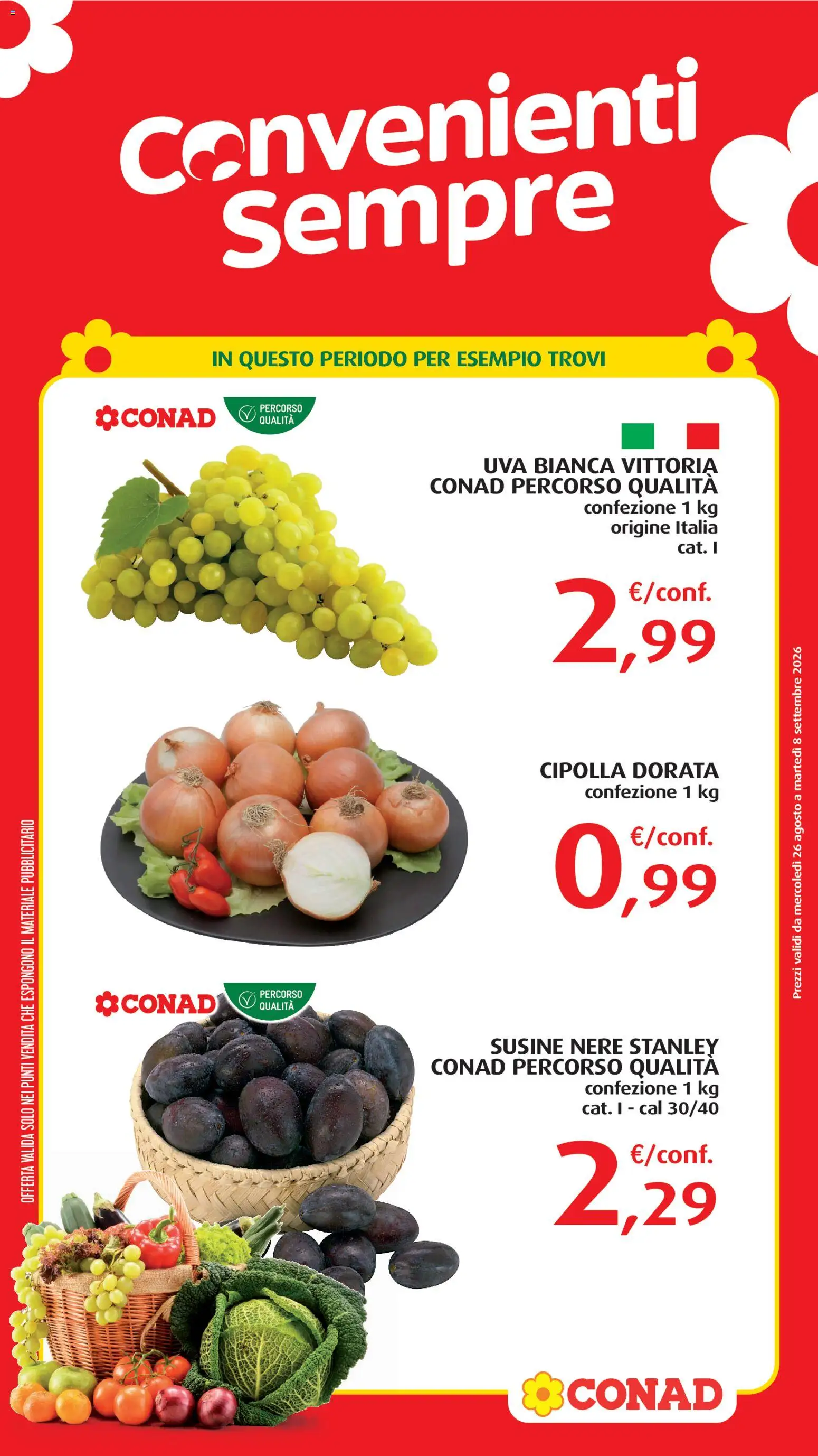 Volantino Conad del 26/08/2026 | Pagina: 2