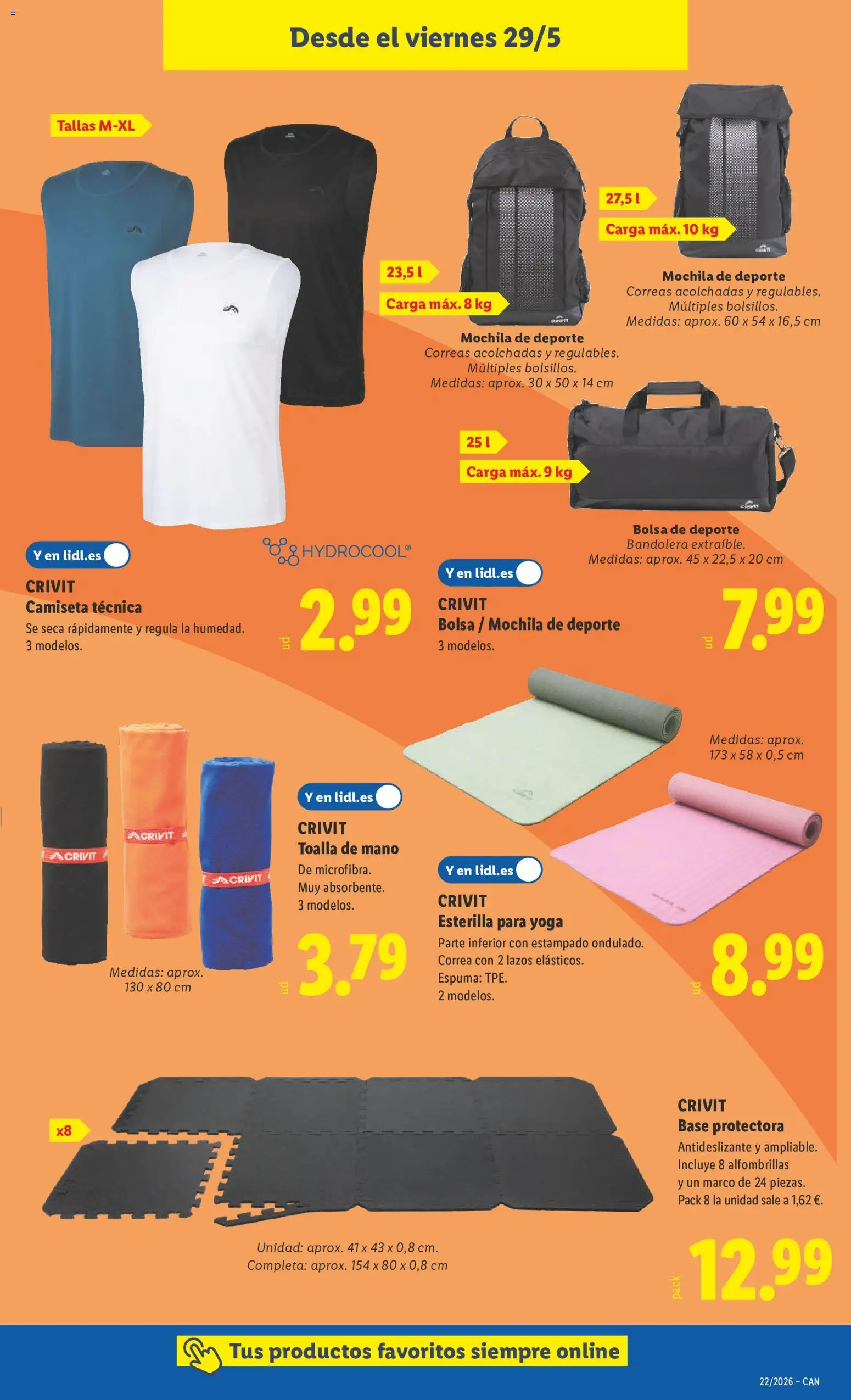 Lidl folleto de bazar │ válido desde el 25.05.2026 | Página: 29 | Productos: Mochila, Bolsa, Marco