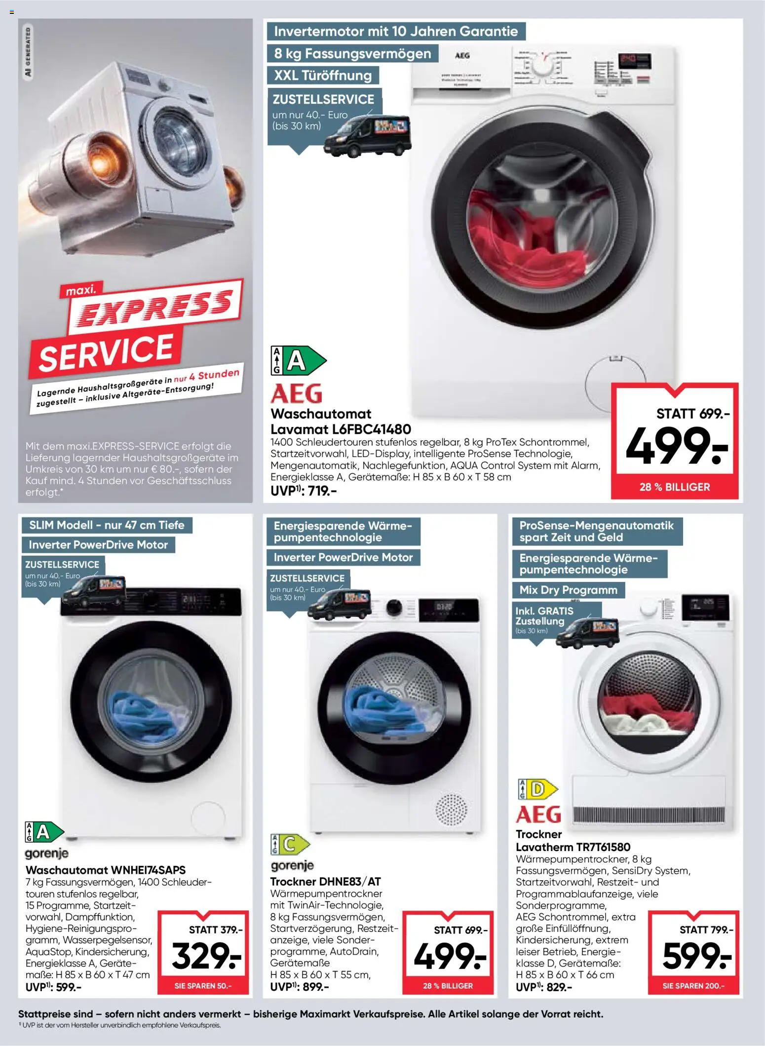 Maximarkt Flugblatt gültig ab 03.09.2026 | Seite: 20 | Produkte: Trockner