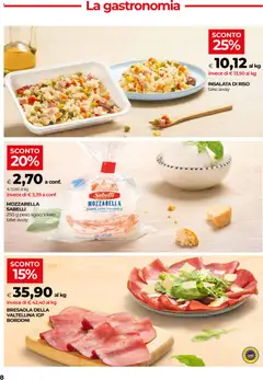 Anteprima del volantino COOP volantino Firenze valido a partire dal 03/09/2026 | Pagina: 8 | Prodotti: Bresaola, Insalata, Mozzarella, Latte