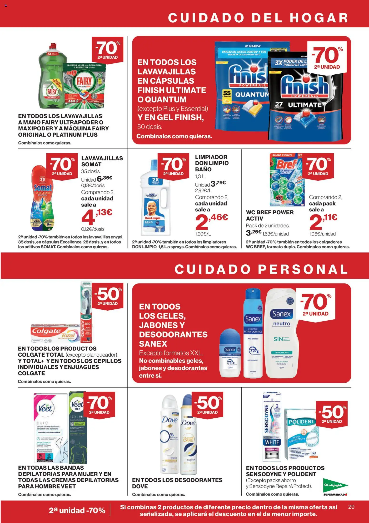 El Corte Inglés ofertas │ válido desde el 04.06.2026 | Página: 29 | Productos: Lavavajillas, Baño