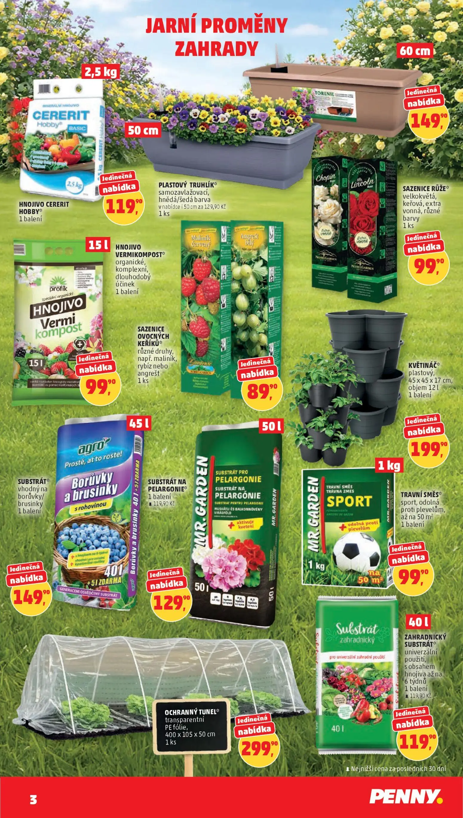 Penny Market katalog od 15.04.2026 | Strana: 3 | Produkty: Borůvky, Brusinky, Hnojivo, Barvy