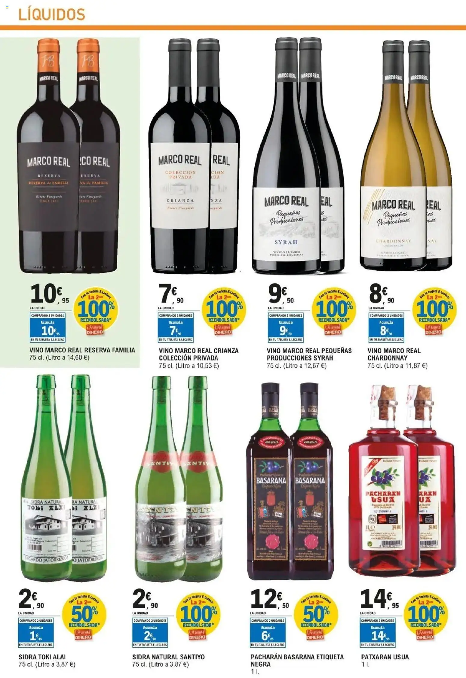 E.Leclerc Alianzas Locales 21/10/2026 - 07/11/2026 | Página: 6 | Productos: Vino, Sidra, Marco