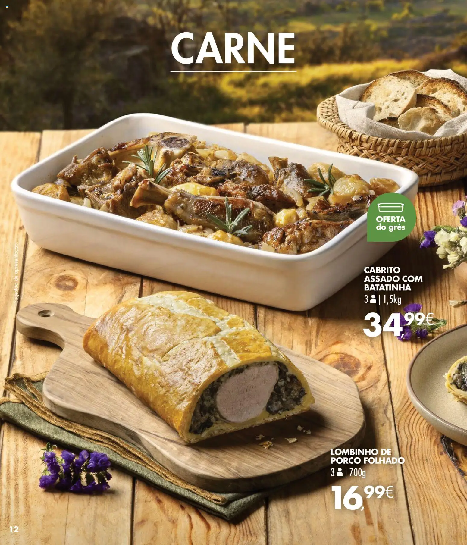 Pingo Doce Encomendas de Páscoa │ válido de 03.03.2026 | Página: 12 | Produtos: Puff, Cabrito, Carne