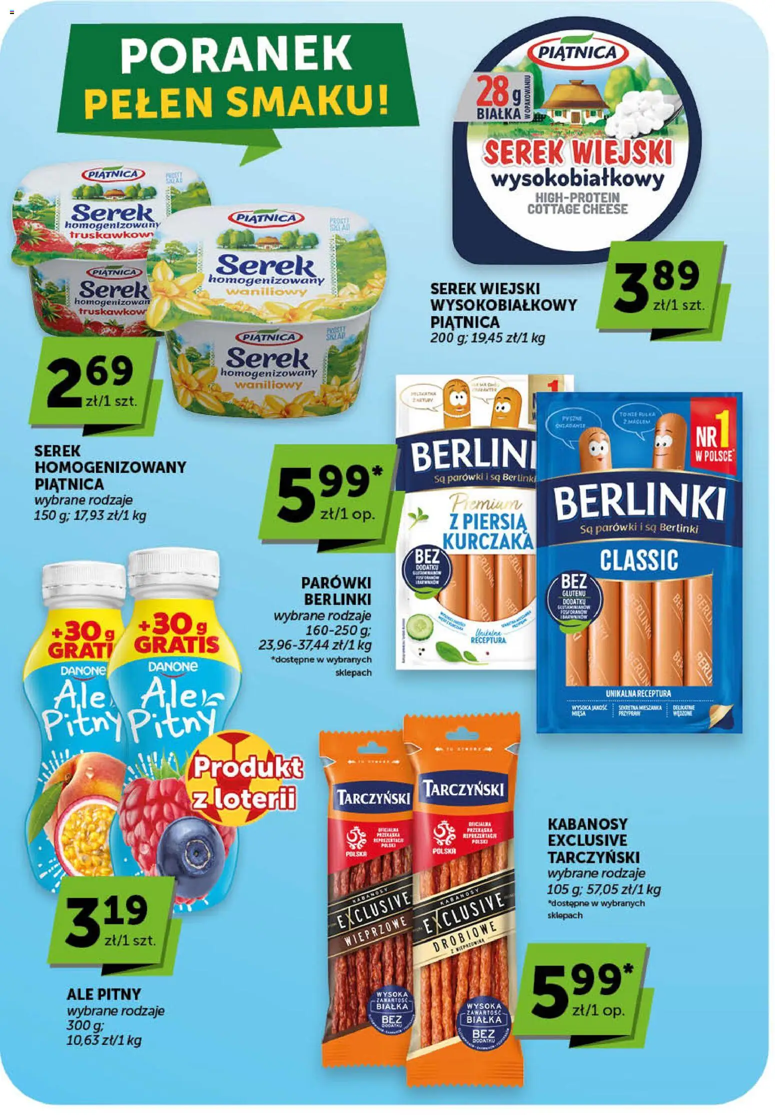 Groszek gazetka - Minimarket od 25.06.2026 | Strona: 15 | Produkty: Serek homogenizowany waniliowy, Kabanosy, Parówki, Serek wiejski