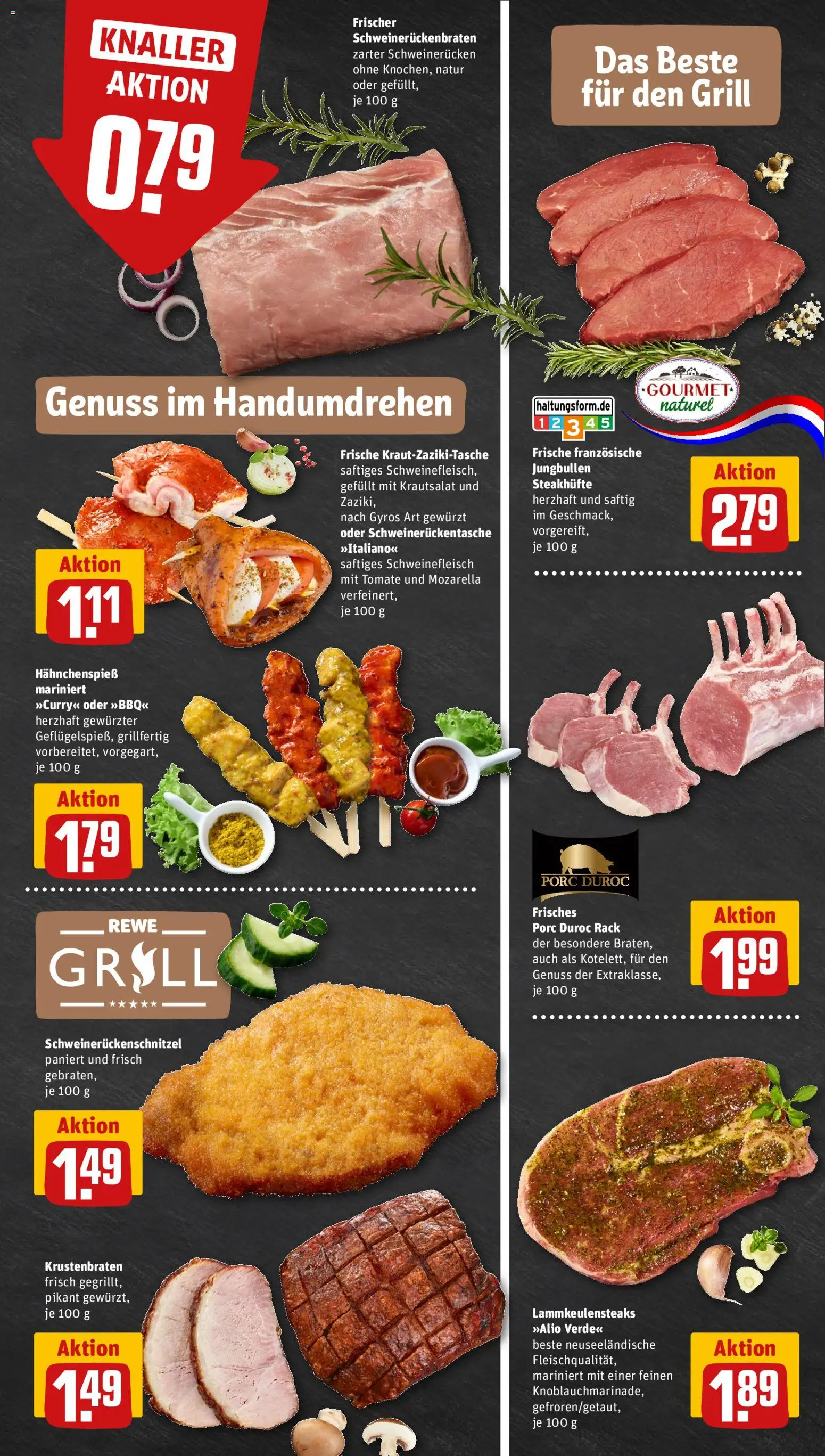 Rewe ihr Kaufpark Prospekt – gültig ab 01.06.2026 | Seite: 7 | Produkte: Grill, Krustenbraten, Gyros, Schweinefleisch
