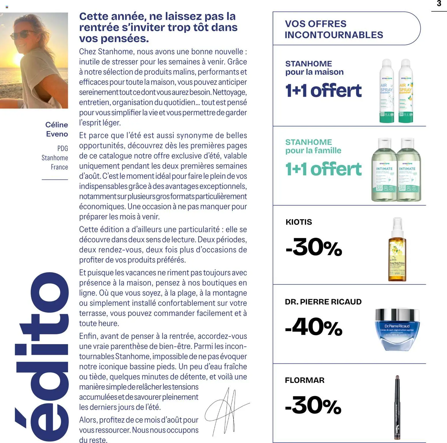 {H1} | Page: 3 | Produits: Bassine, Crème de nuit, Crème