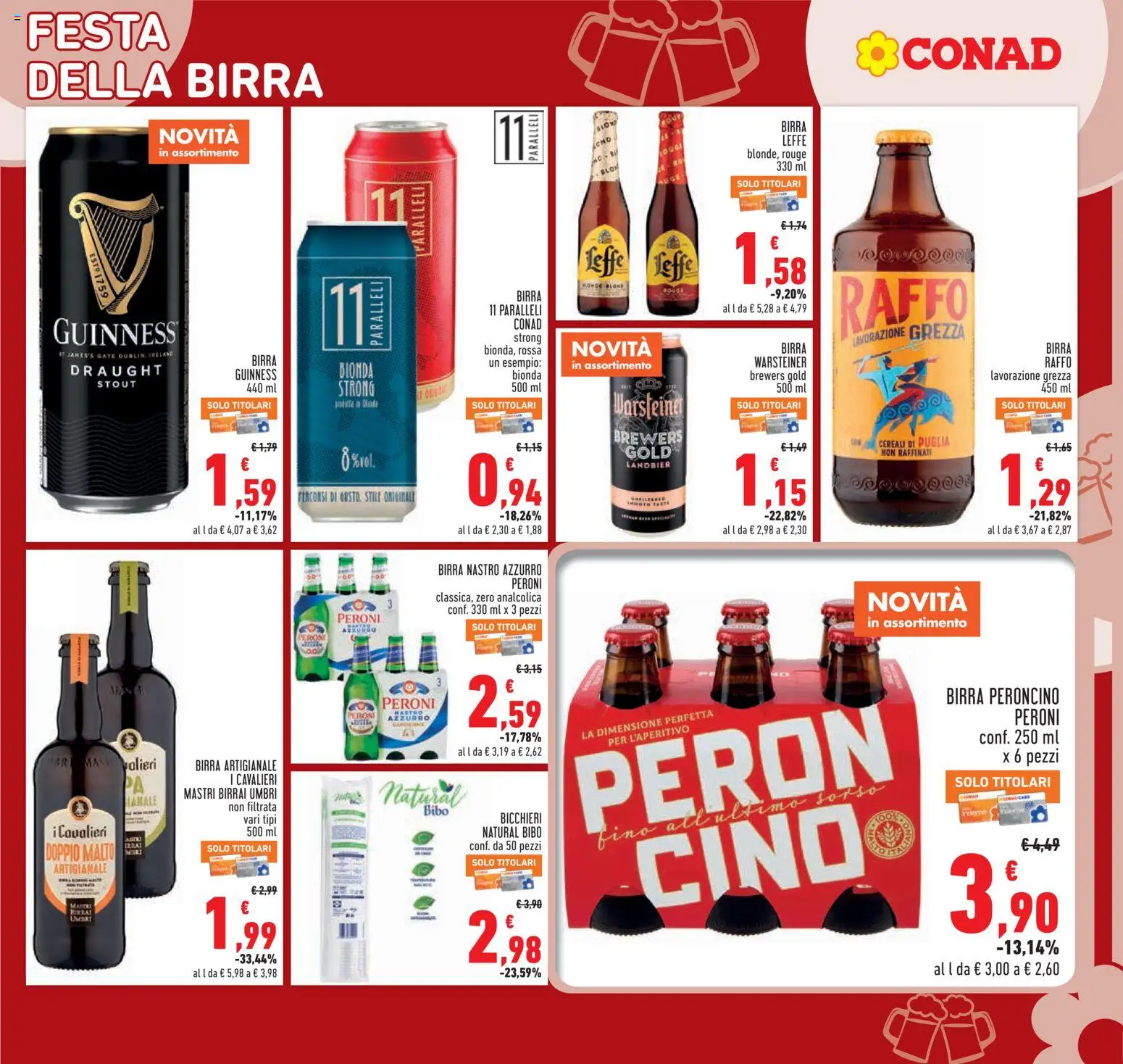 Volantino Conad del 18.06.2026 | Pagina: 17 | Prodotti: Birra, Cereali