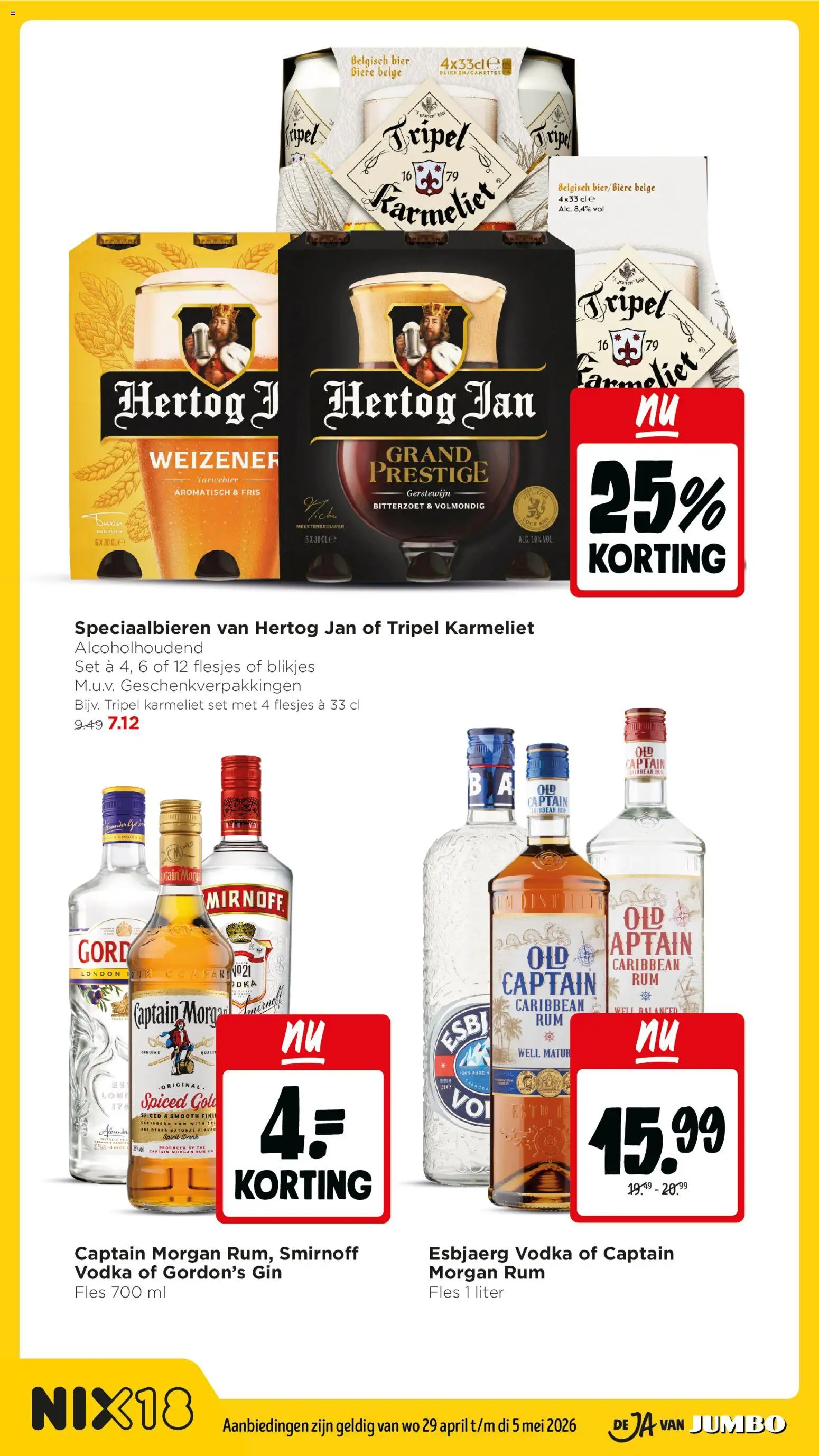 {H1} | Pagina: 28 | Producten: Bier, Gin, Fles