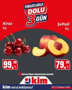 10 Temmuz 2026 tarihinden itibaren geçerli olan Kim Market kataloğu önizlemesi