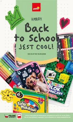 Pogląd oferty "POLOmarket gazetka - Back to school" - ważna od 24.07.2026