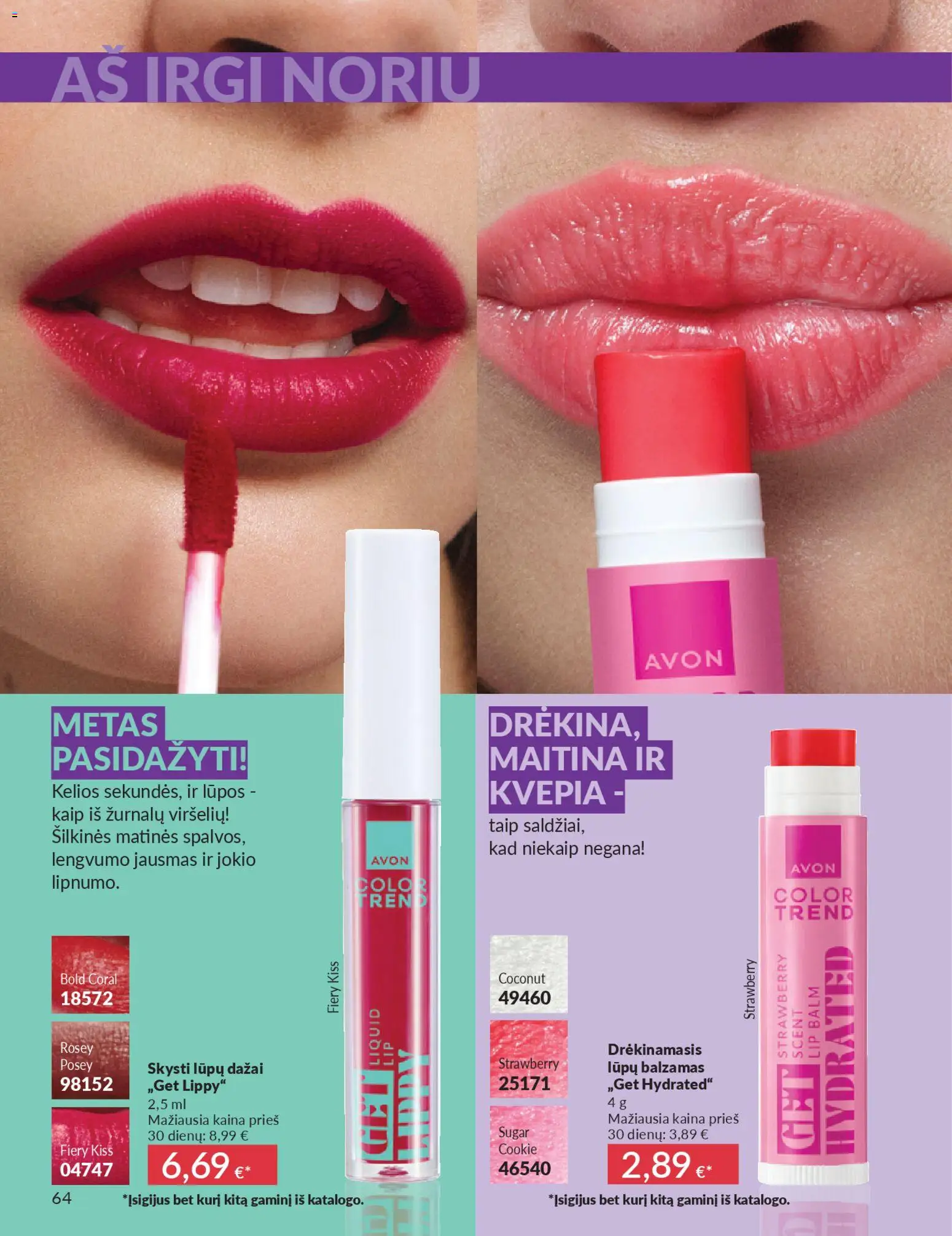 AVON akcijos nuo 2026.04.01 | Puslapis: 64 | Prekių: Balzamas