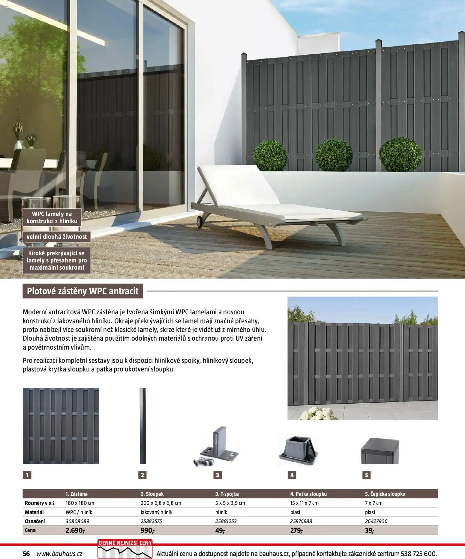Bauhaus katalog Ploty a zahradní domky od 11.03.2026 | Strana: 56