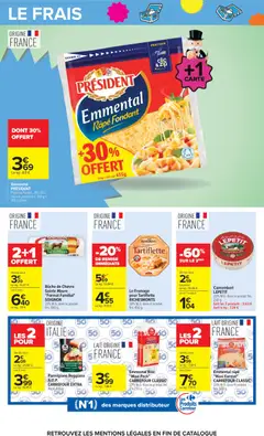 Carrefour - Prévisualisation de Le Fromage pour Tartiflette, RICHEMONTS Le Fromage pour Tartiflette RICHEMONTS 30% M.G. dans le produit fini, 450 g. valide à partir de 08/09/2026 | Page: 46