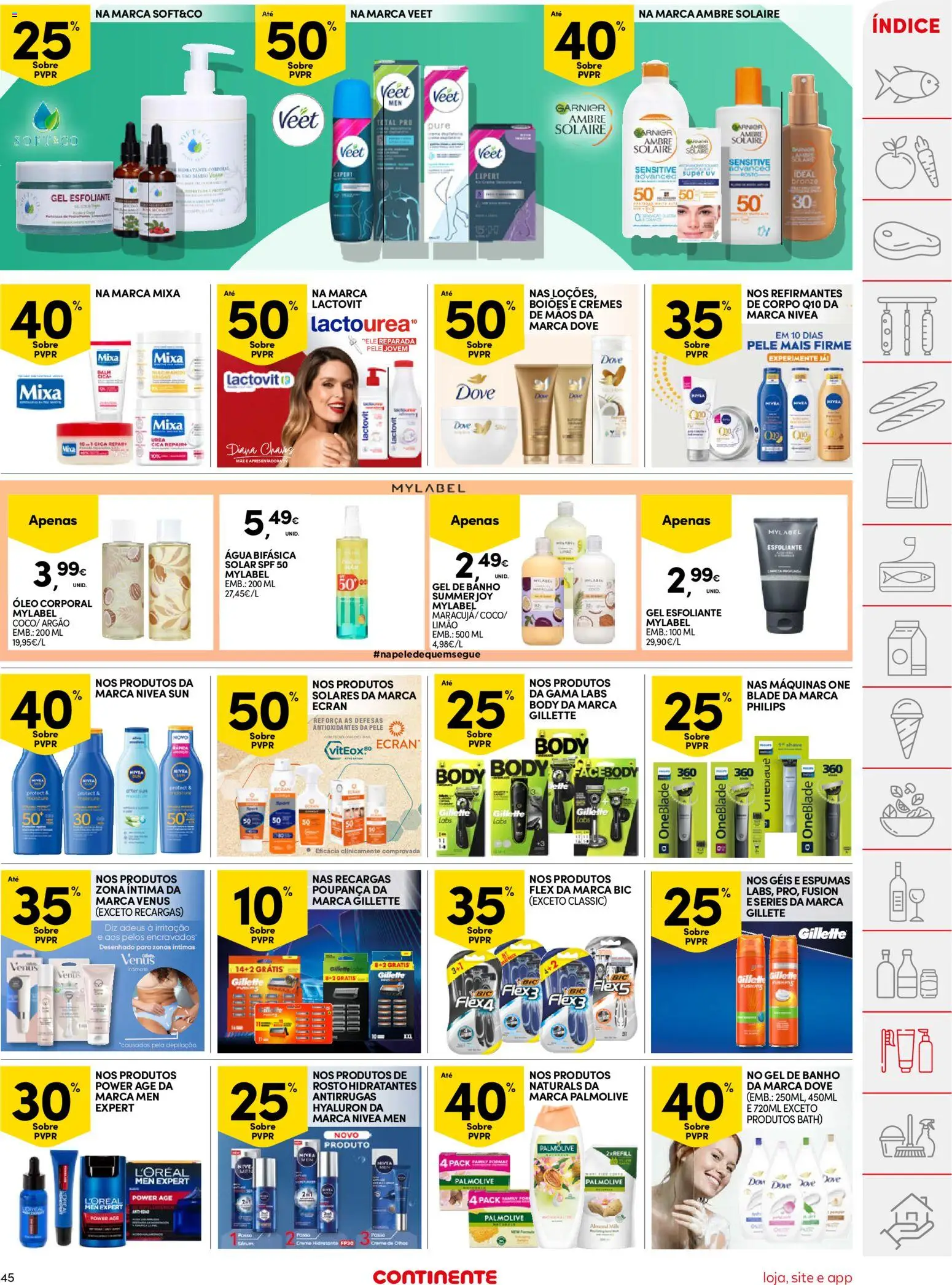Continente folheto │ válido de 05.05.2026 | Página: 45 | Produtos: Gel de banho, Banho, Óleo, Creme