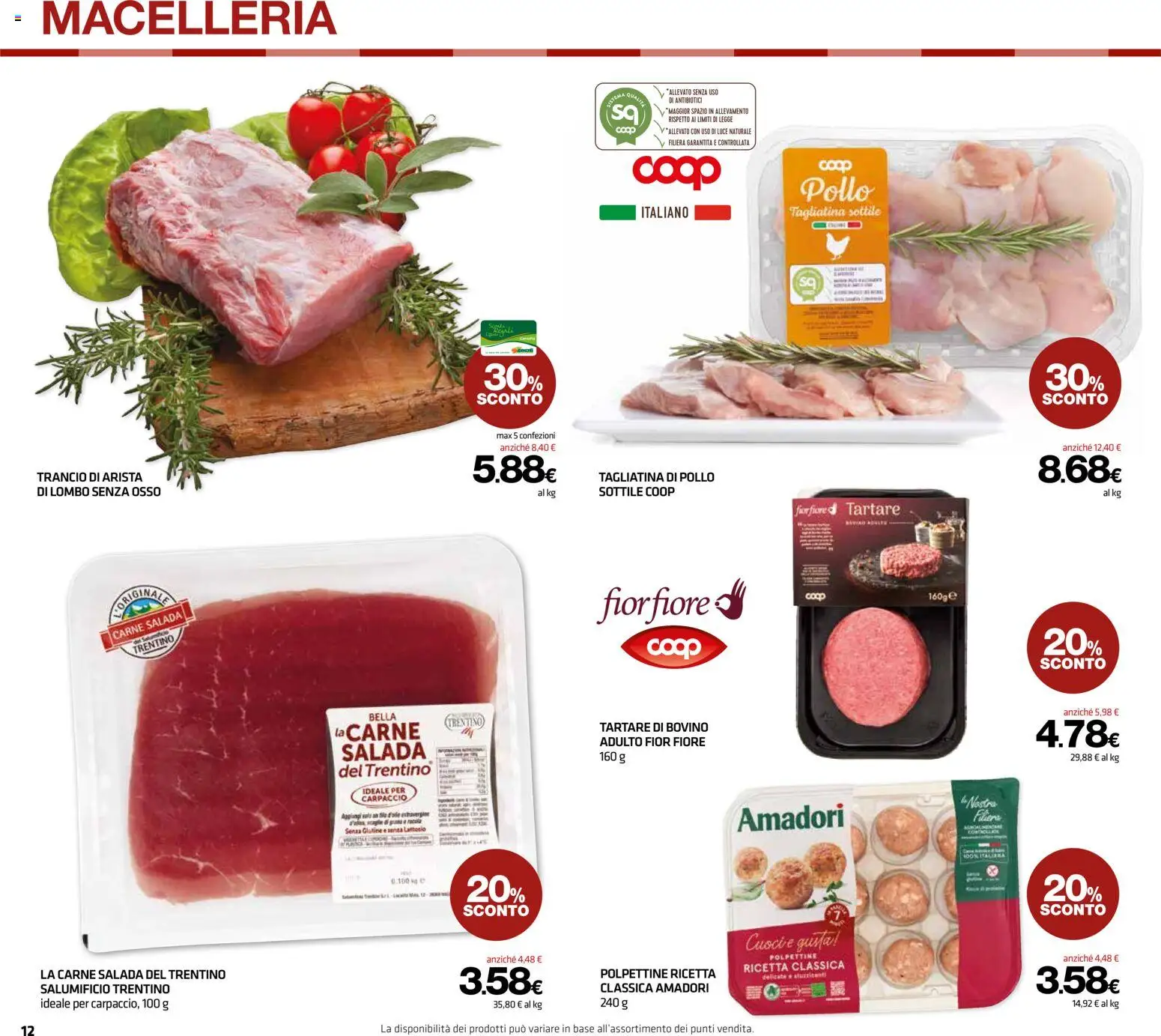 Volantino Superconti del 07.05.2026 | Pagina: 12 | Prodotti: Bovino, Pollo