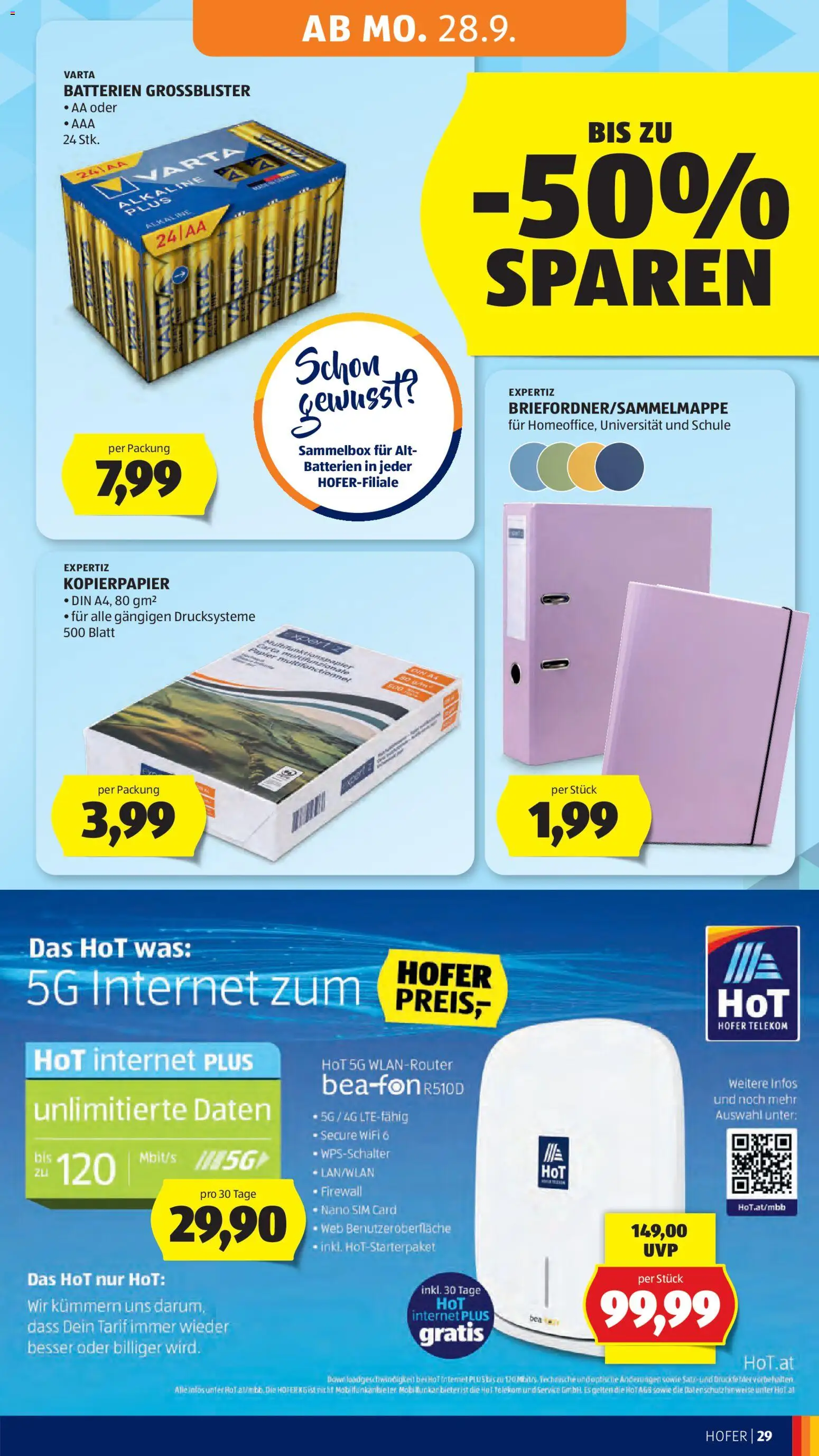 Hofer Flugblatt gültig ab 25.09.2026 | Seite: 37