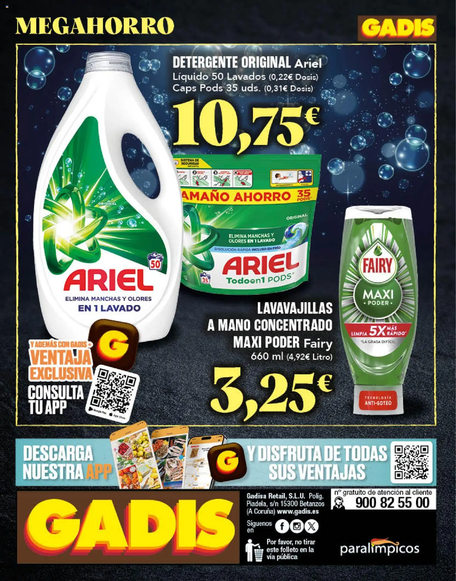 Gadis - folleto │ válido desde el 22/10/2026 | Página: 24 | Productos: Detergente, Lavavajillas