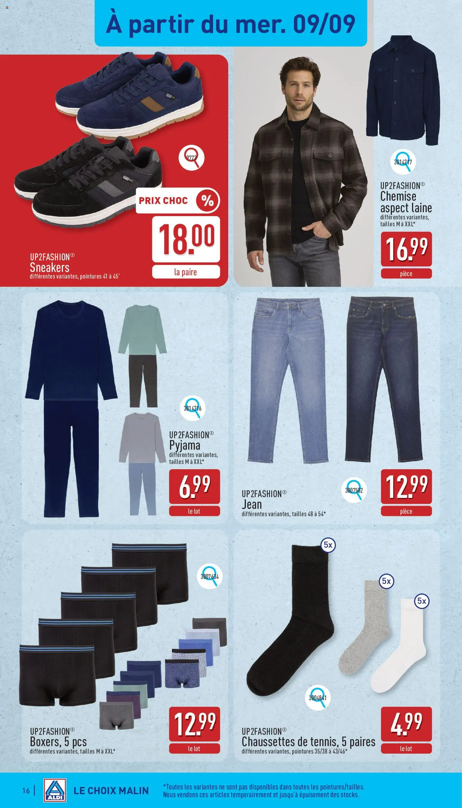 {H1} | Pagina: 16 | Producten: Sneakers, La, Shirt, Pyjama