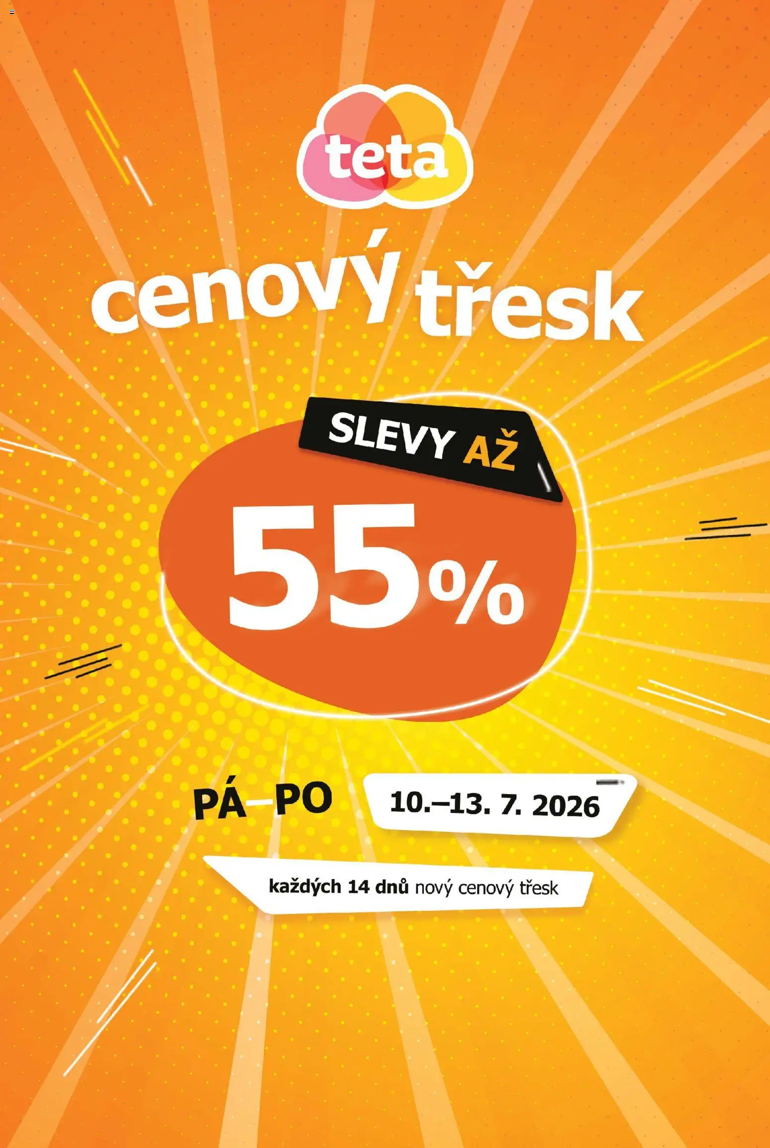 TETA Drogerie leták - Cenový třesk od 10.07.2026 | Strana: 1