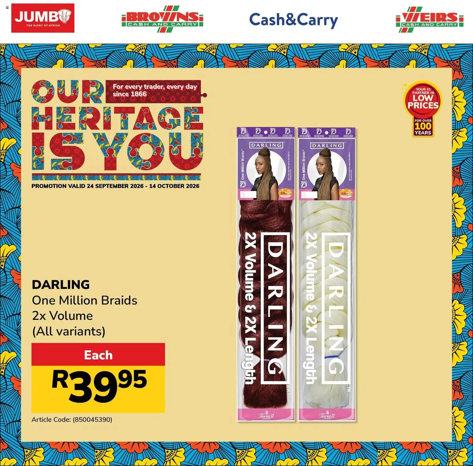 New Jumbo catalogue – valid from 24/09/2026 | Page: 8 | Products: Braids