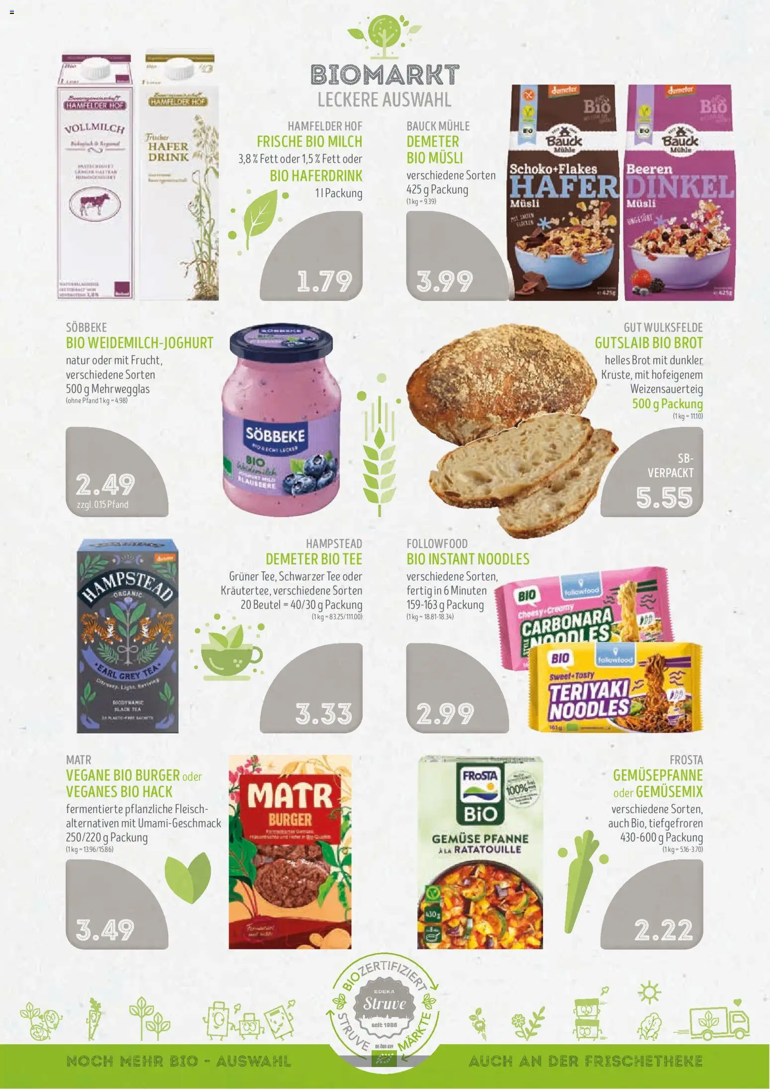 Edeka Struve Prospekt – gültig ab 31.08.2026 | Seite: 8 | Produkte: Musli, Mühle, Haferdrink, Gemüse