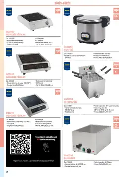 GIC3140 INDUKCIÓS FŐZŐLAP, Csz.: 46280, • Hőmérséklet tartomány: 60-240°C, • LCD kijelző, • Üvegkerámia főzőfelület, • 10 fokozat, • Nemesacél készülékház, • 12-32 cm edényméret, • Méret: 495x390x133 mm - amely érvényes a következő dátumtól: 2025.02.17. | Oldal: 54 | Termékek: Főzőlap, Indukciós főzőlap, Tészta, LED