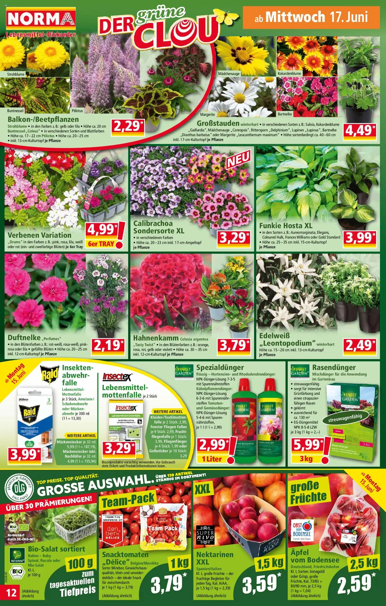 Norma Flugblatt gültig ab 15.06.2026 | Seite: 12 | Produkte: Obst, Libacomb, Äpfel, Tomaten