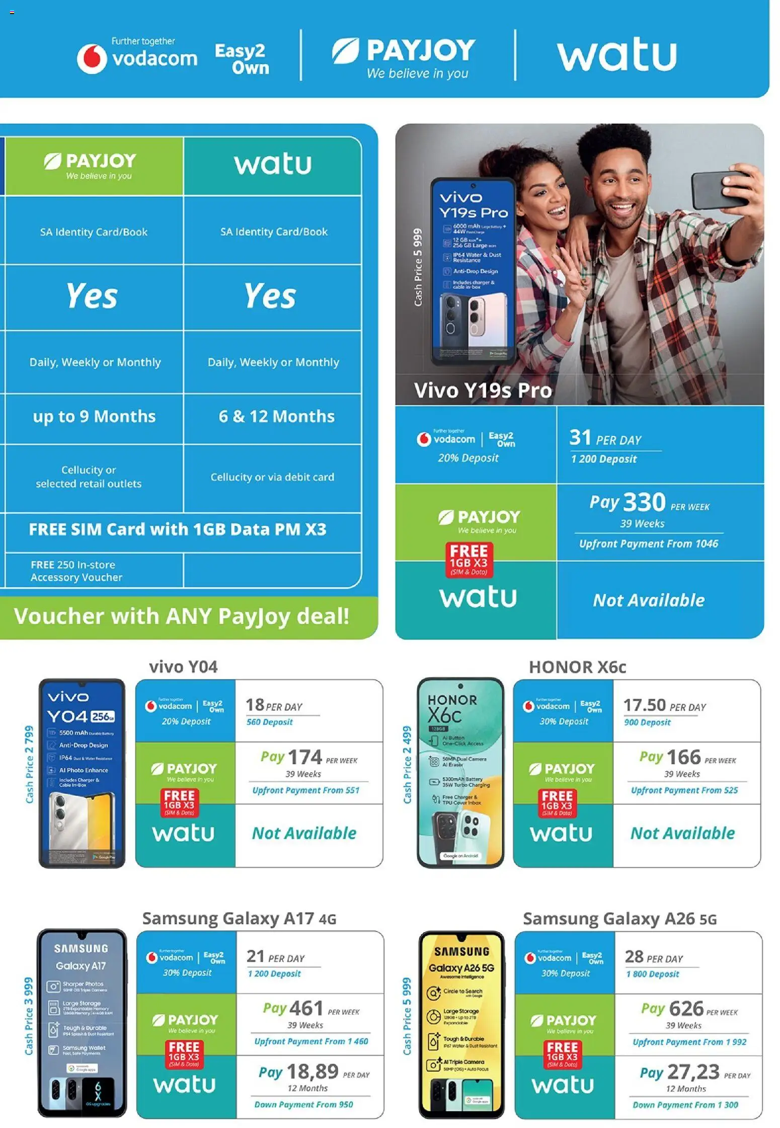New Cellucity catalogue – valid from 06.03.2026 | Page: 7 | Products: Sim, Cable, Charger, Water