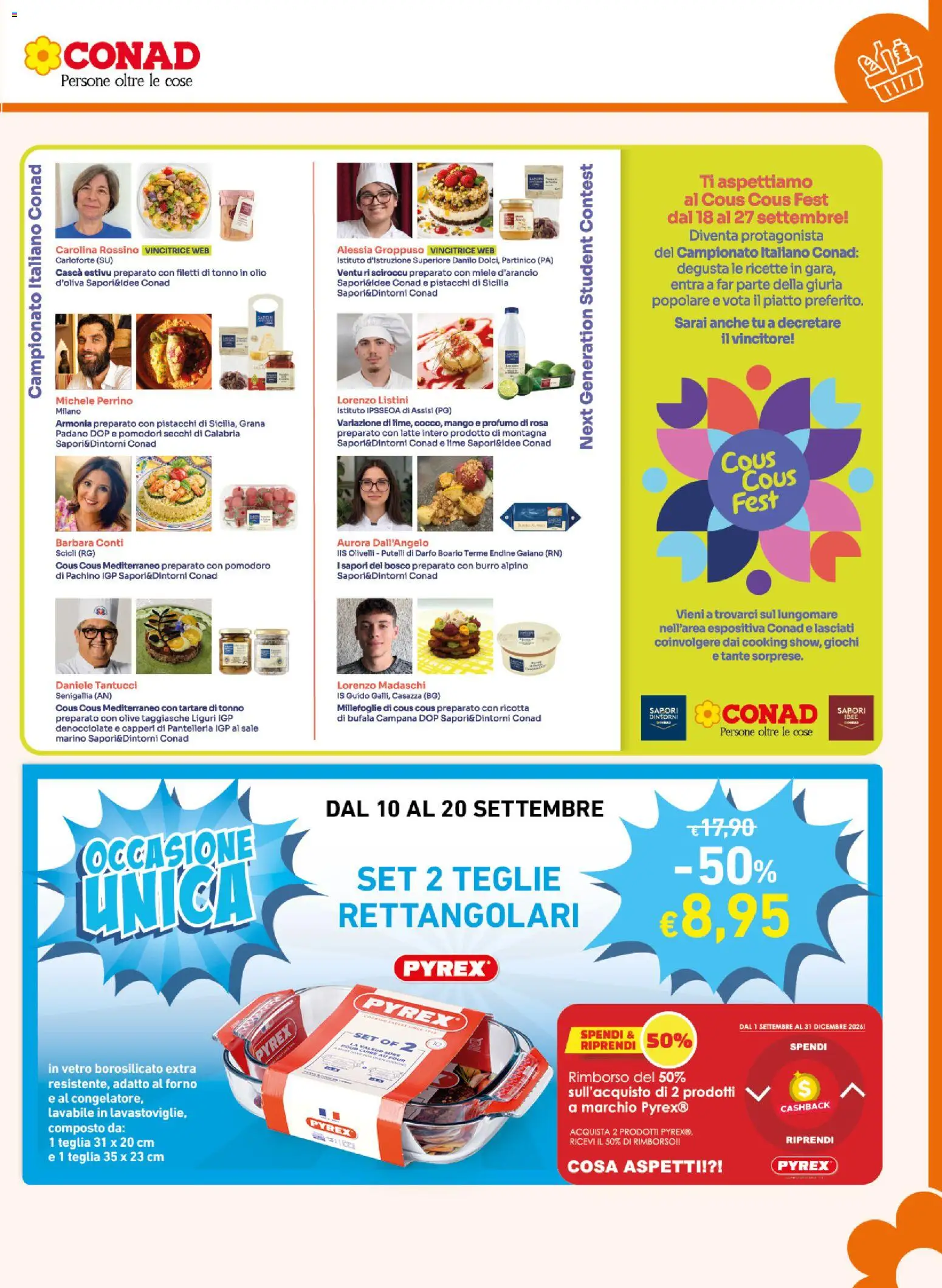 Volantino Conad del 09/09/2026 | Pagina: 15 | Prodotti: Lime, Tonno, Pomodori secchi, Profumo