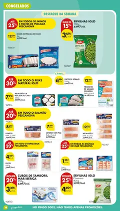 Pré-visualização MIMOS DE PESCADA DO CABO, Mimos de Pescada do Cabo 1kg válido de 12.05.2026 | Página: 16 | Produtos: Cabo, Pescada, Salmão, Tamboril