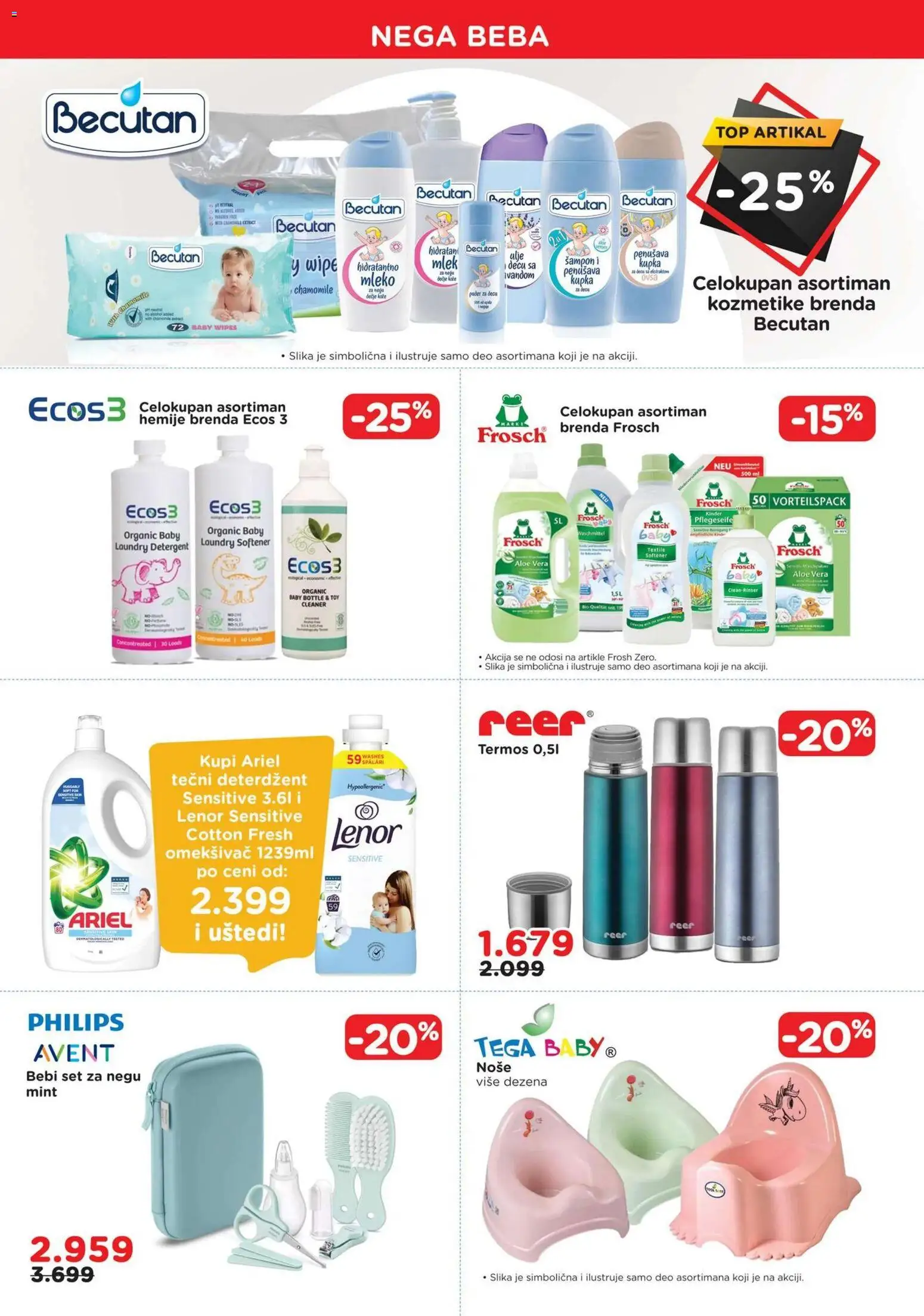 Aksa katalog - važi od 01.07.2026 | Strana: 7 | Proizvode: Deterdžent, Ariel, Mleko, Ulje