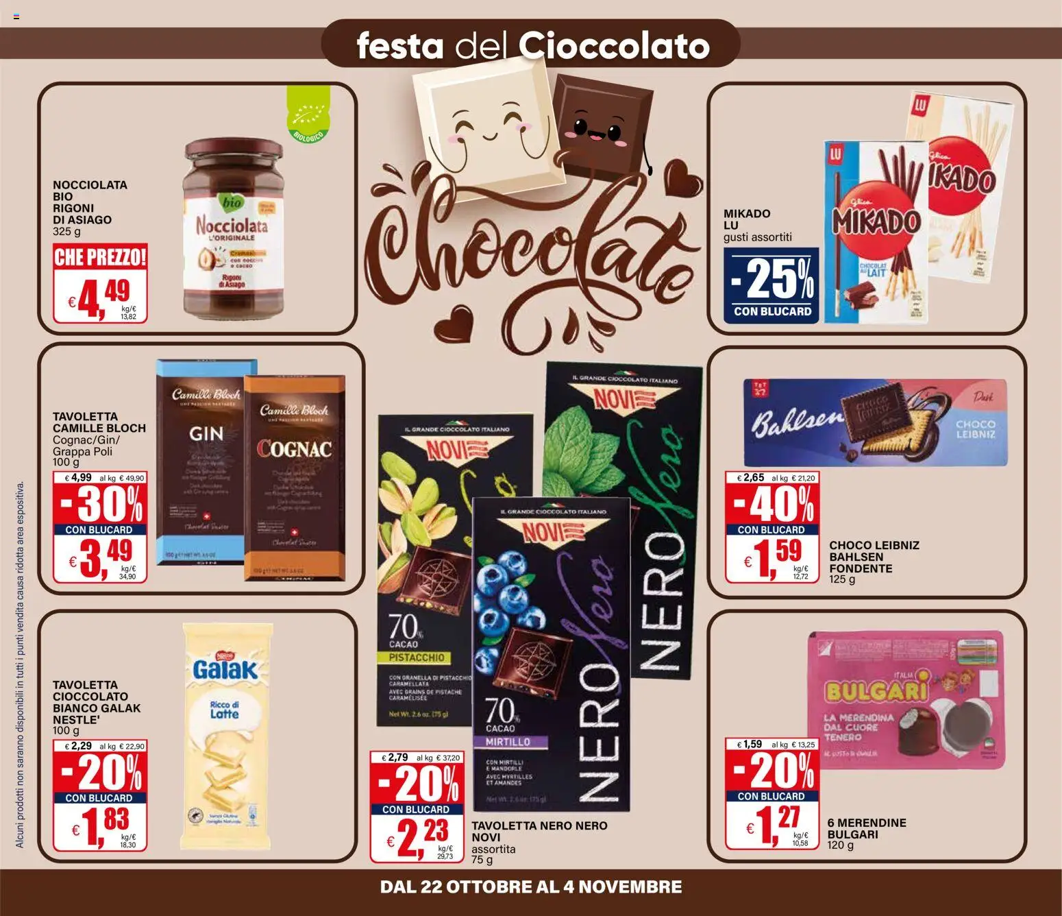 Volantino Il Gigante del 22/10/2026 | Pagina: 36 | Prodotti: Cioccolato, Latte, Mirtilli, Tavoletta