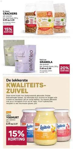 Ekoplaza folder - Voorbeeld van een folder van Ekoplaza, geldig van 09-09-2026 | Pagina: 6 | Producten: Yoghurt, Pot, Biologisch fruit, Frambozen