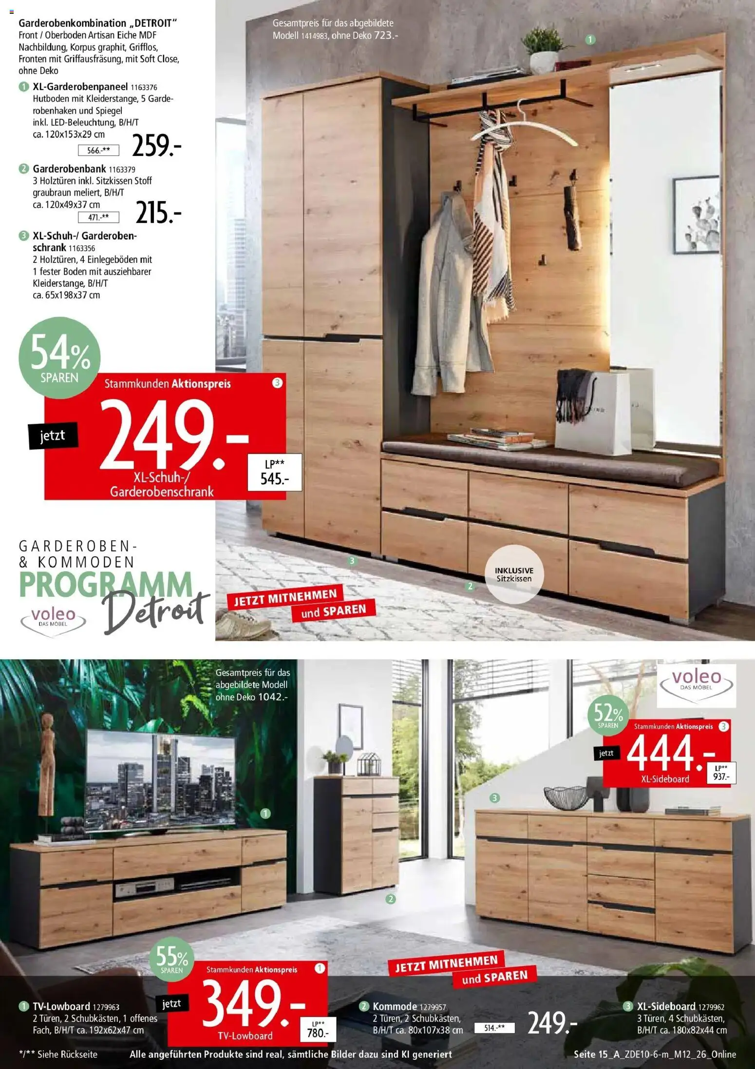 Zurbrüggen Z2 Mitnahme Möbel (ab 10.10.2026) zum Blättern | Seite: 25 | Produkte: Kommode, Schrank, Spiegel, Bilder